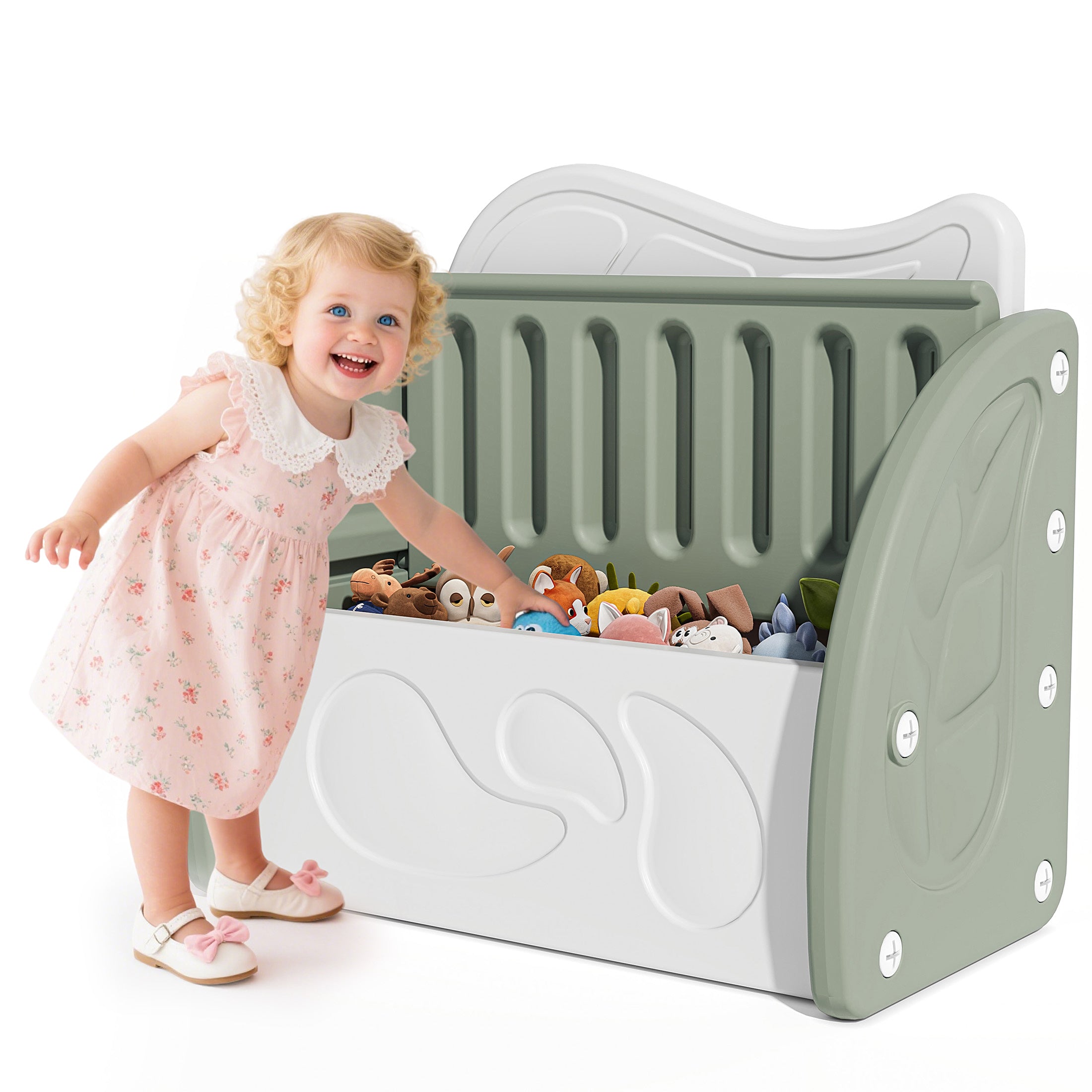 PAPROOS Kids Toy Box