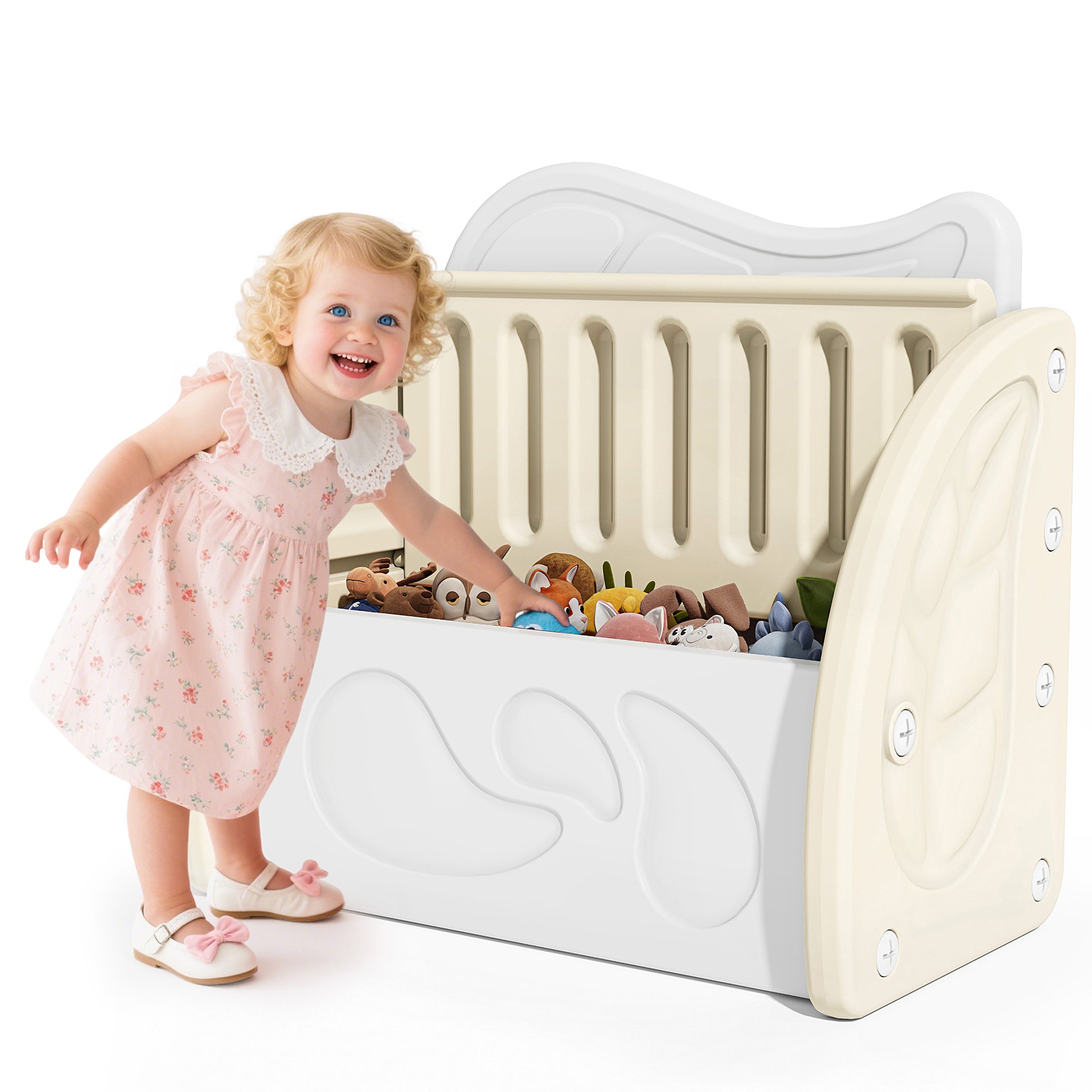 PAPROOS Kids Toy Box