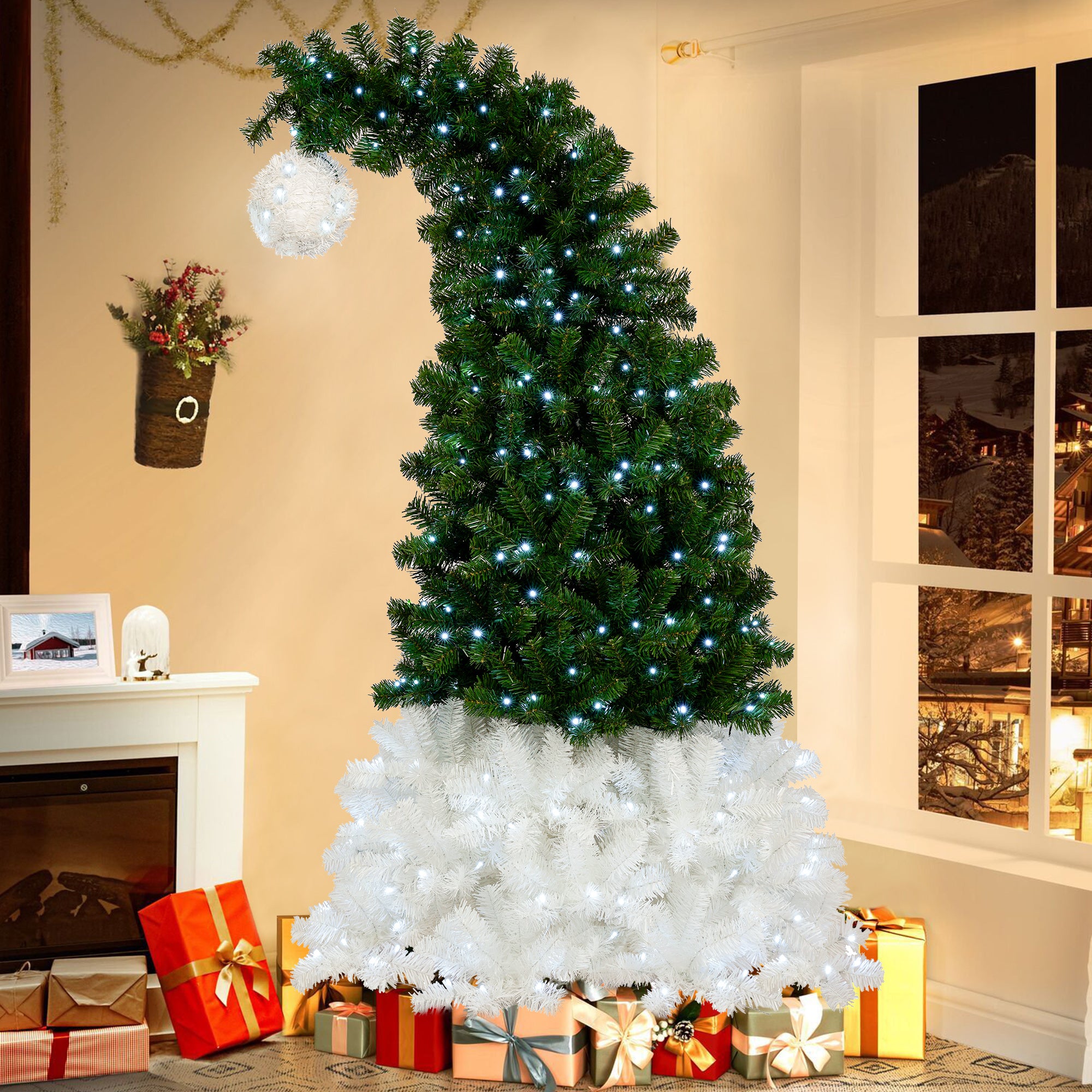 PAPROOS 6FT Prelit Christmas Tree