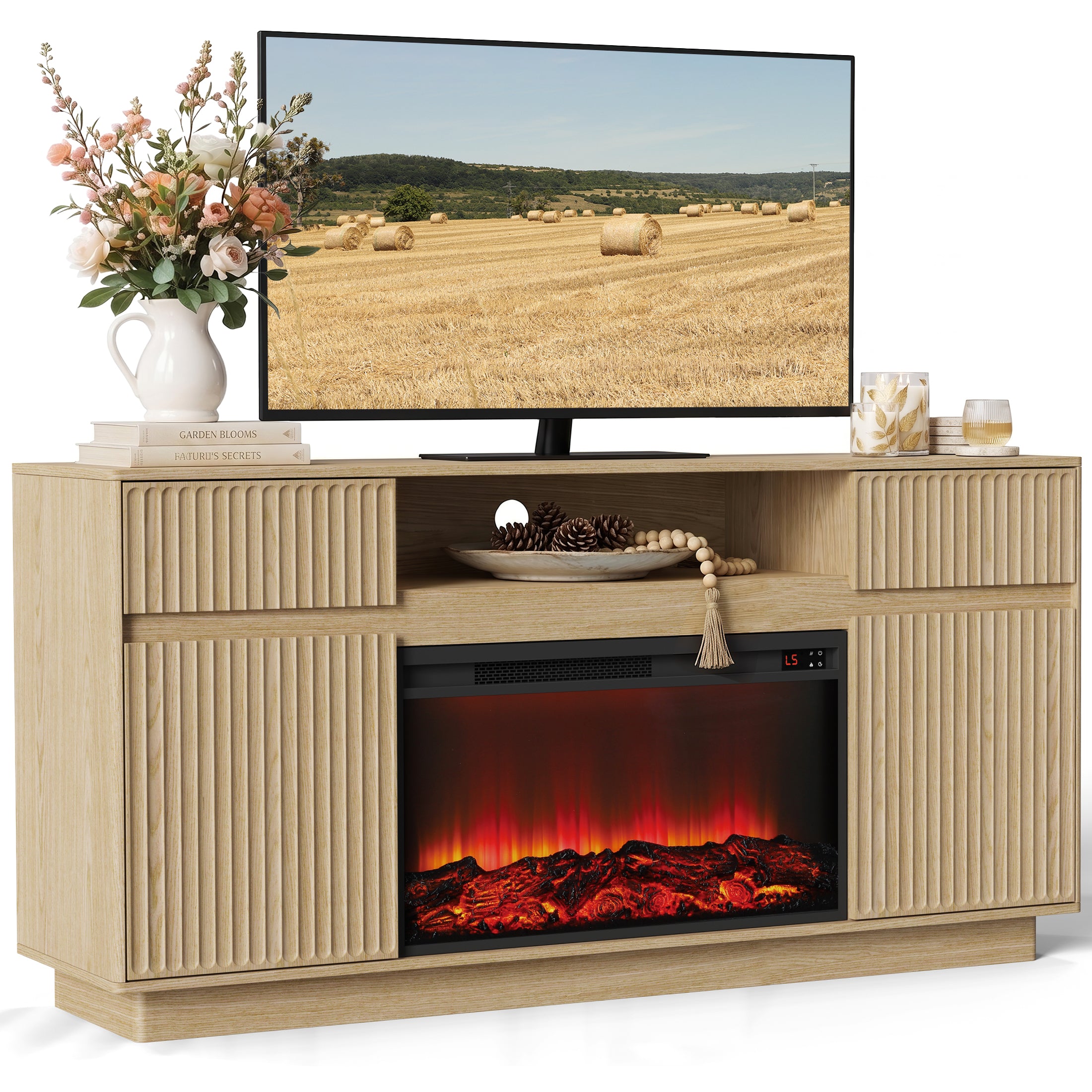 Fireplace TV Stand