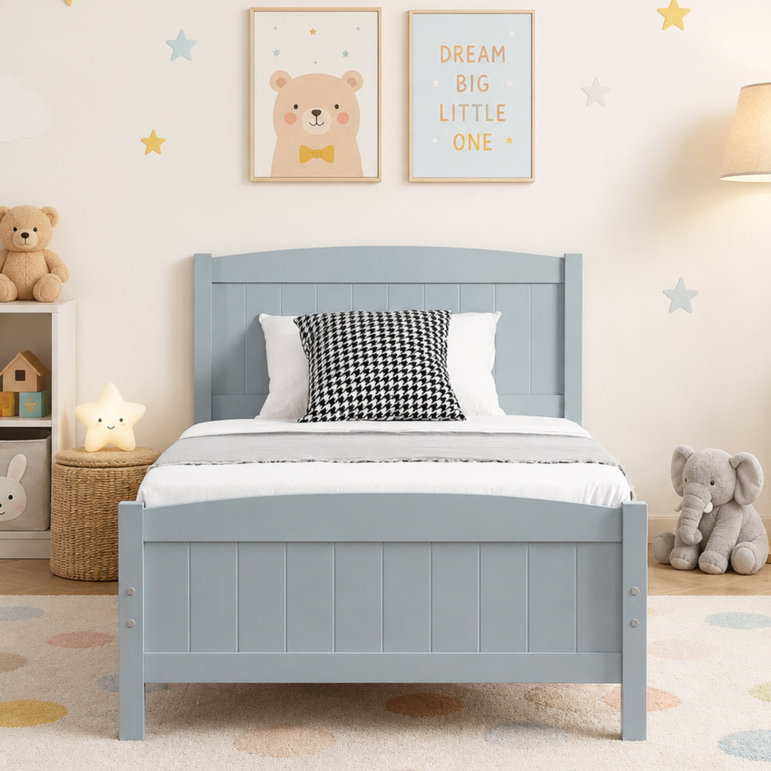 PAPROOS Twin Size Bed Frame