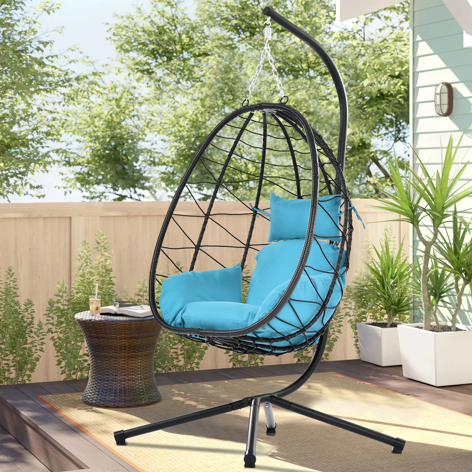PAPROOS 2 Piece Egg Chair