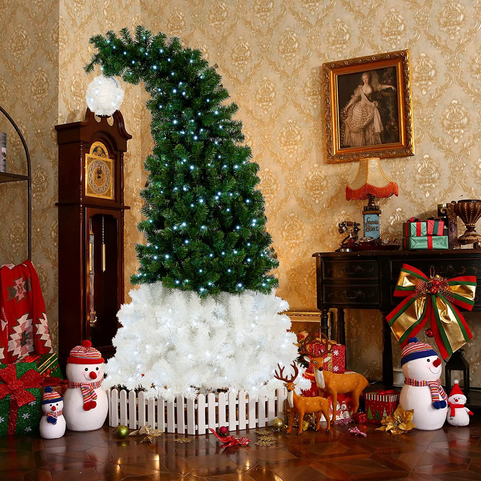 PAPROOS 6FT Prelit Christmas Tree