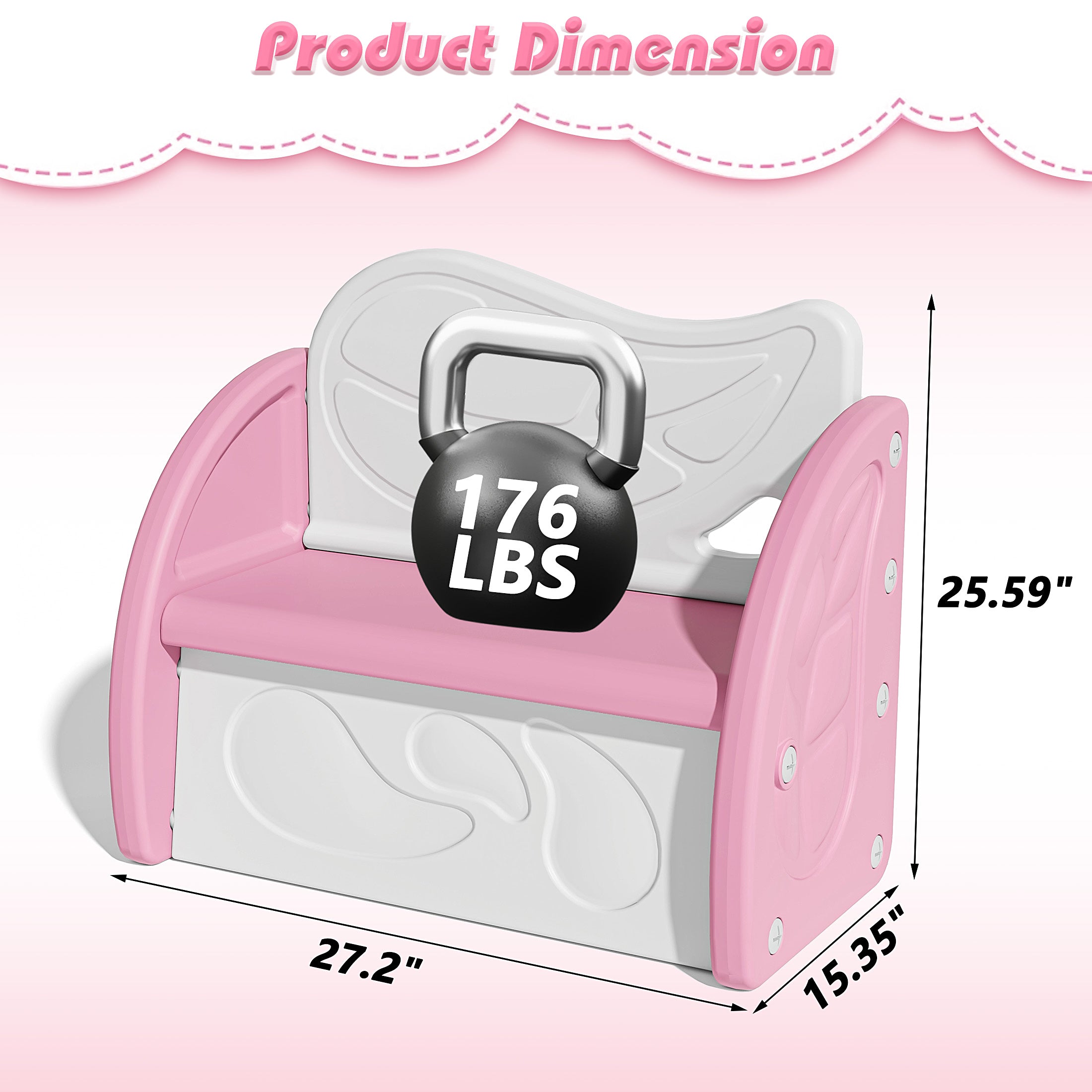 PAPROOS Kids Toy Box