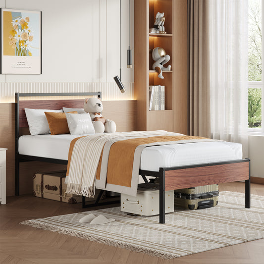 PORKISS Twin Size Bed Frame