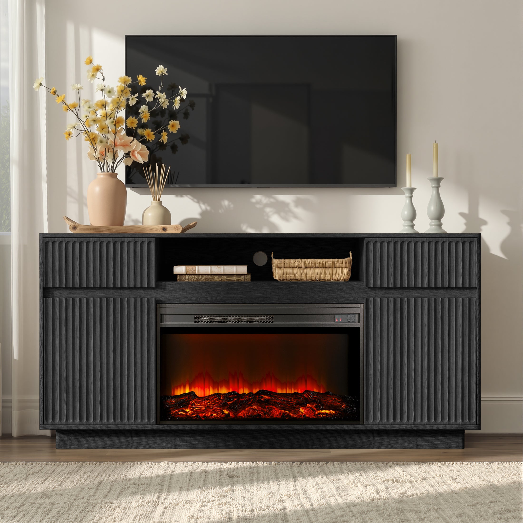 Fireplace TV Stand