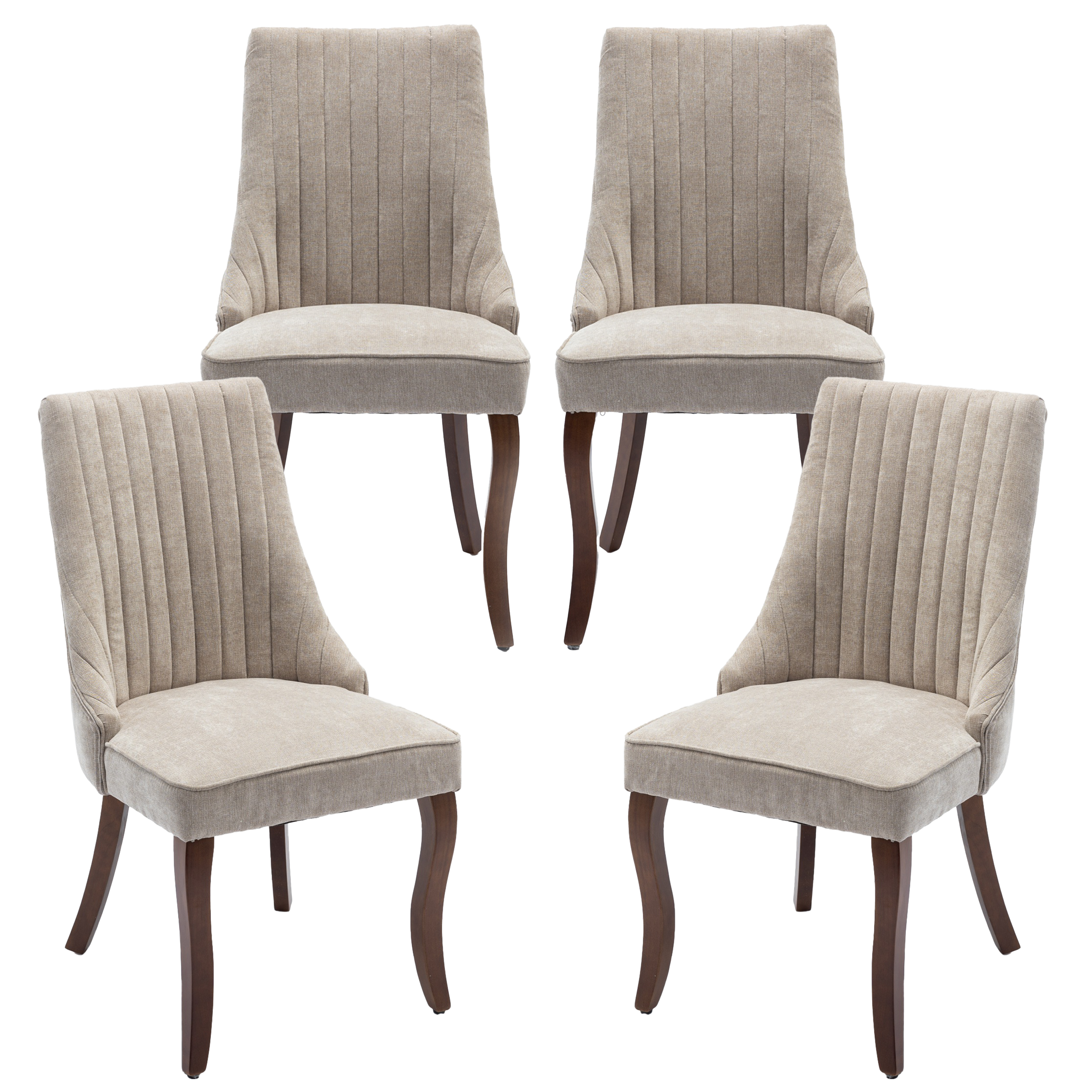 PAPROOS Dining Chairs Set of 4
