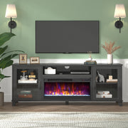 PAPROOS Fireplace TV Stand