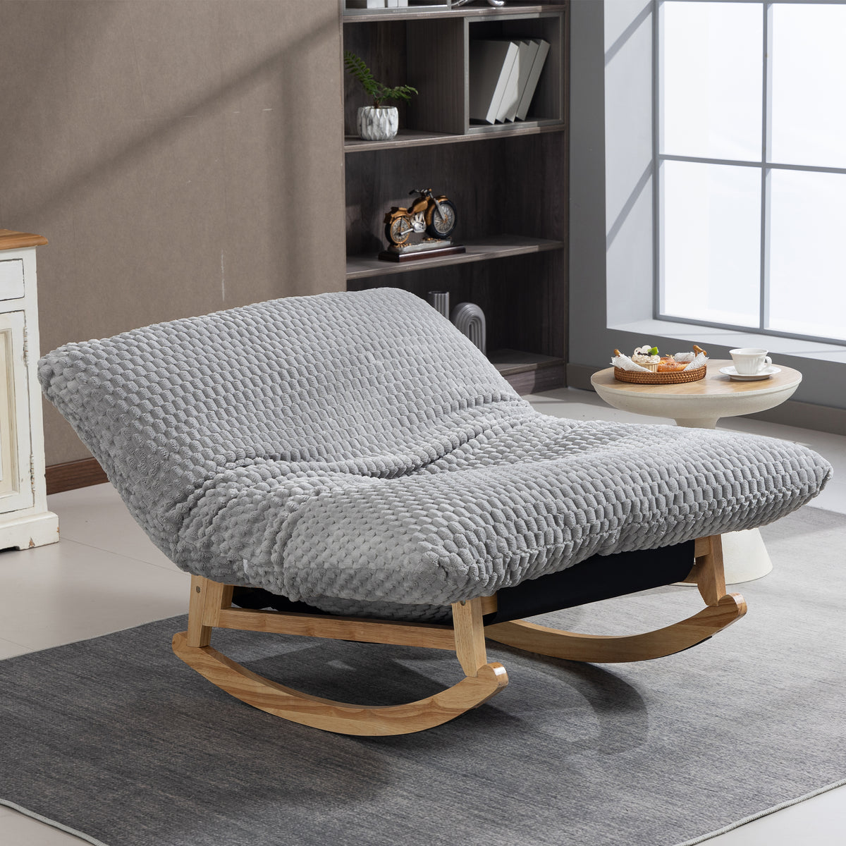 PAPROOS Oversized Rocking Chair for Adults
