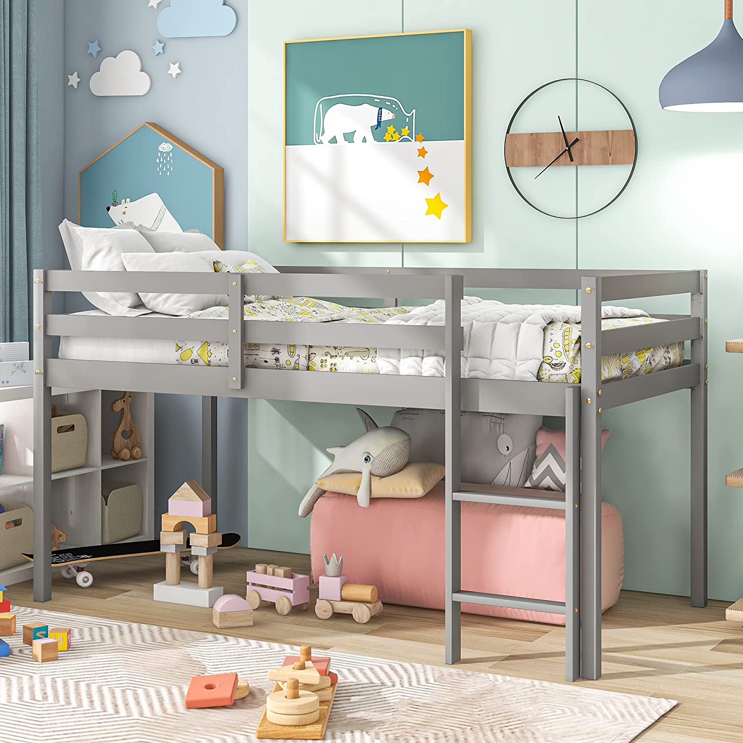 PAPROOS Loft Bed, LJC