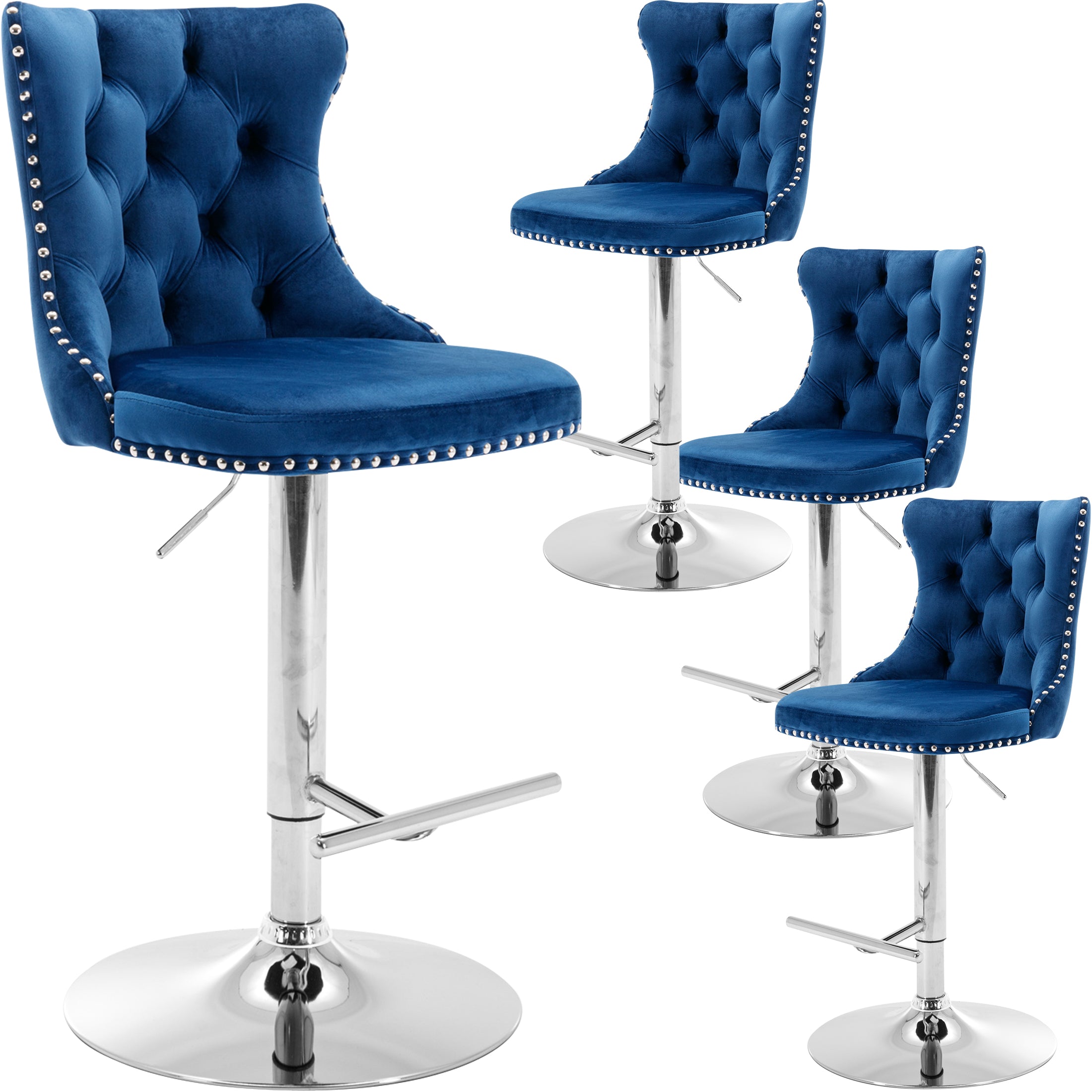 PAPROOS Bar Stools Set of 4