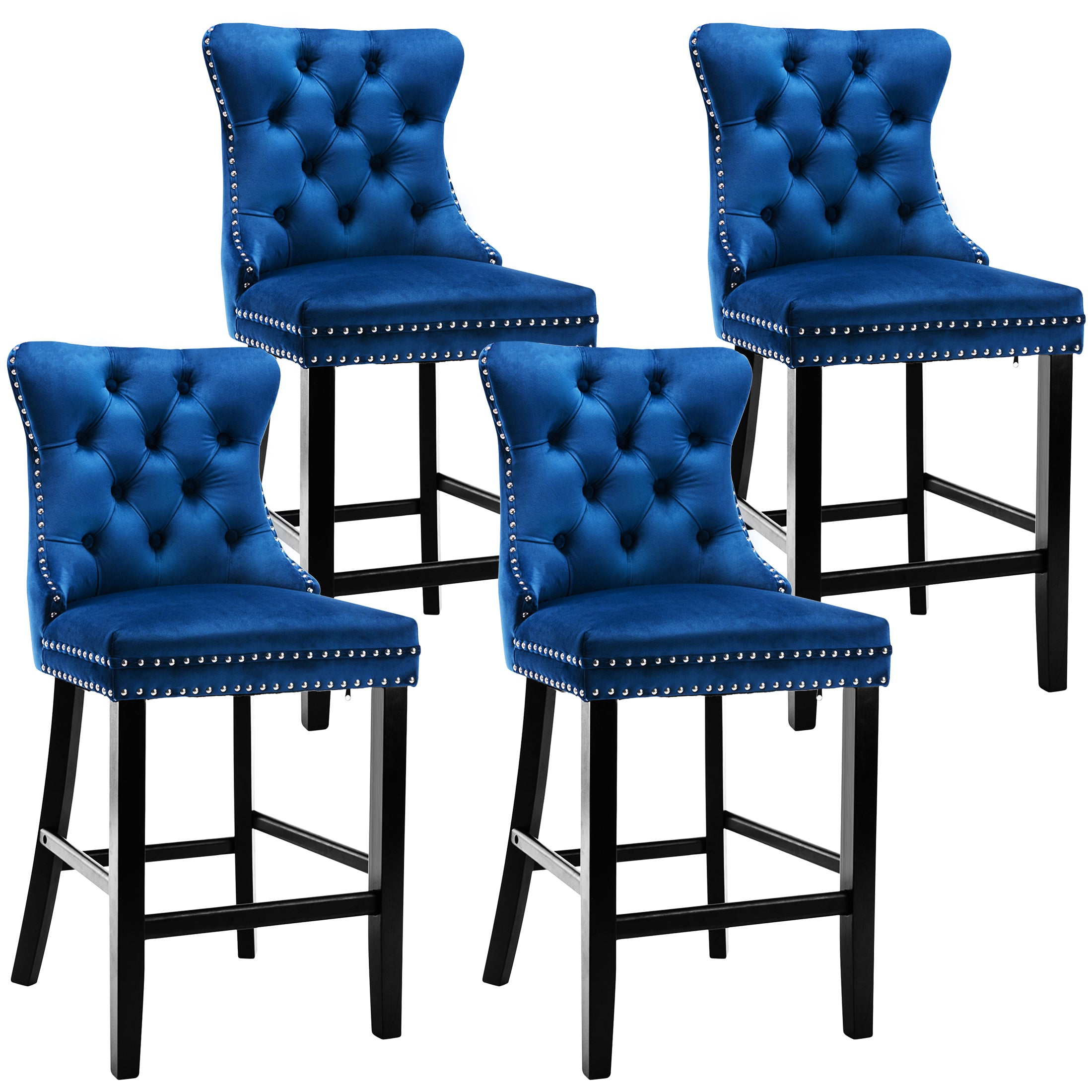 PAPROOS Bar Stools Set of 4