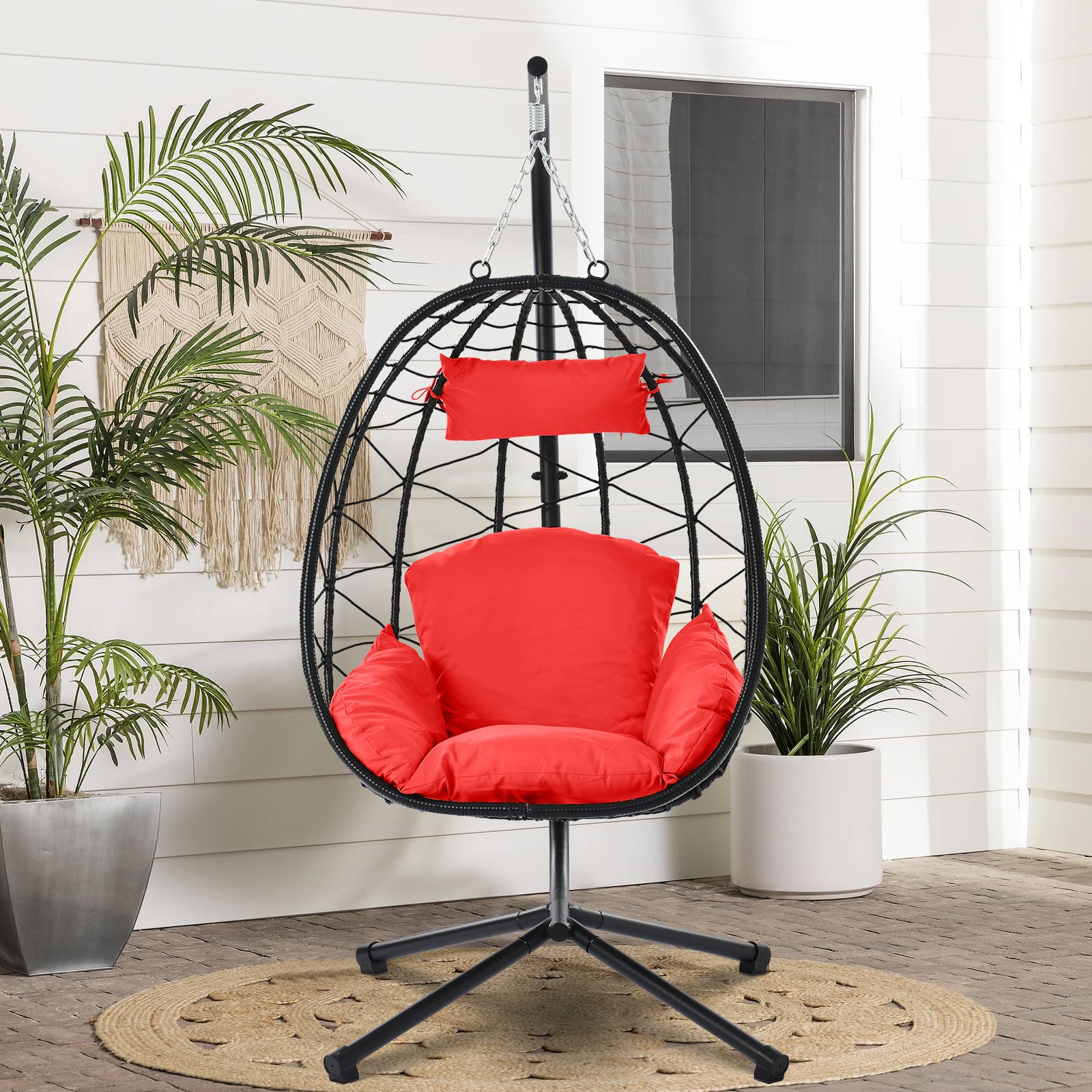PAPROOS 2 Piece Egg Chair
