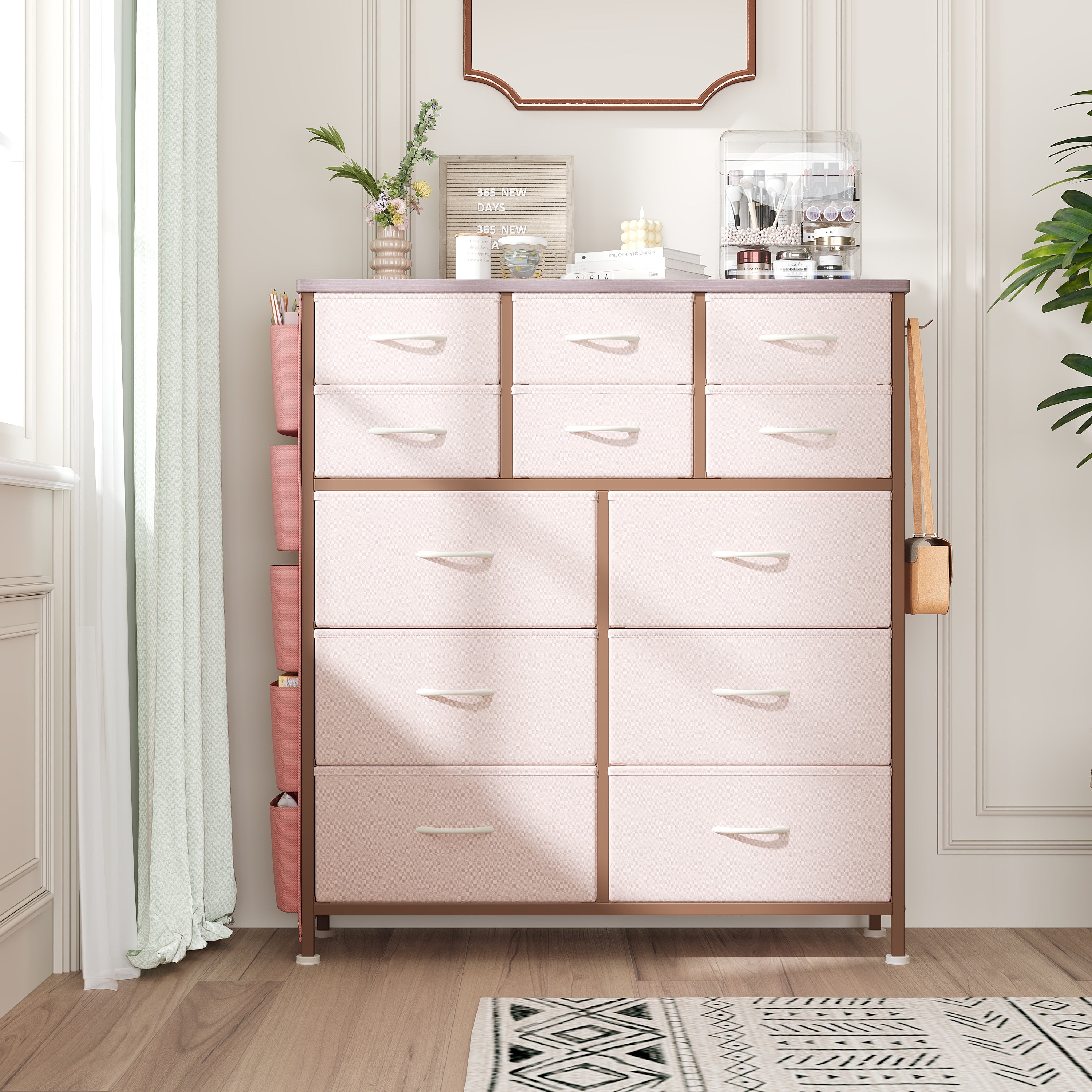 PAPROOS 12 Drawers Dresser for Bedroom