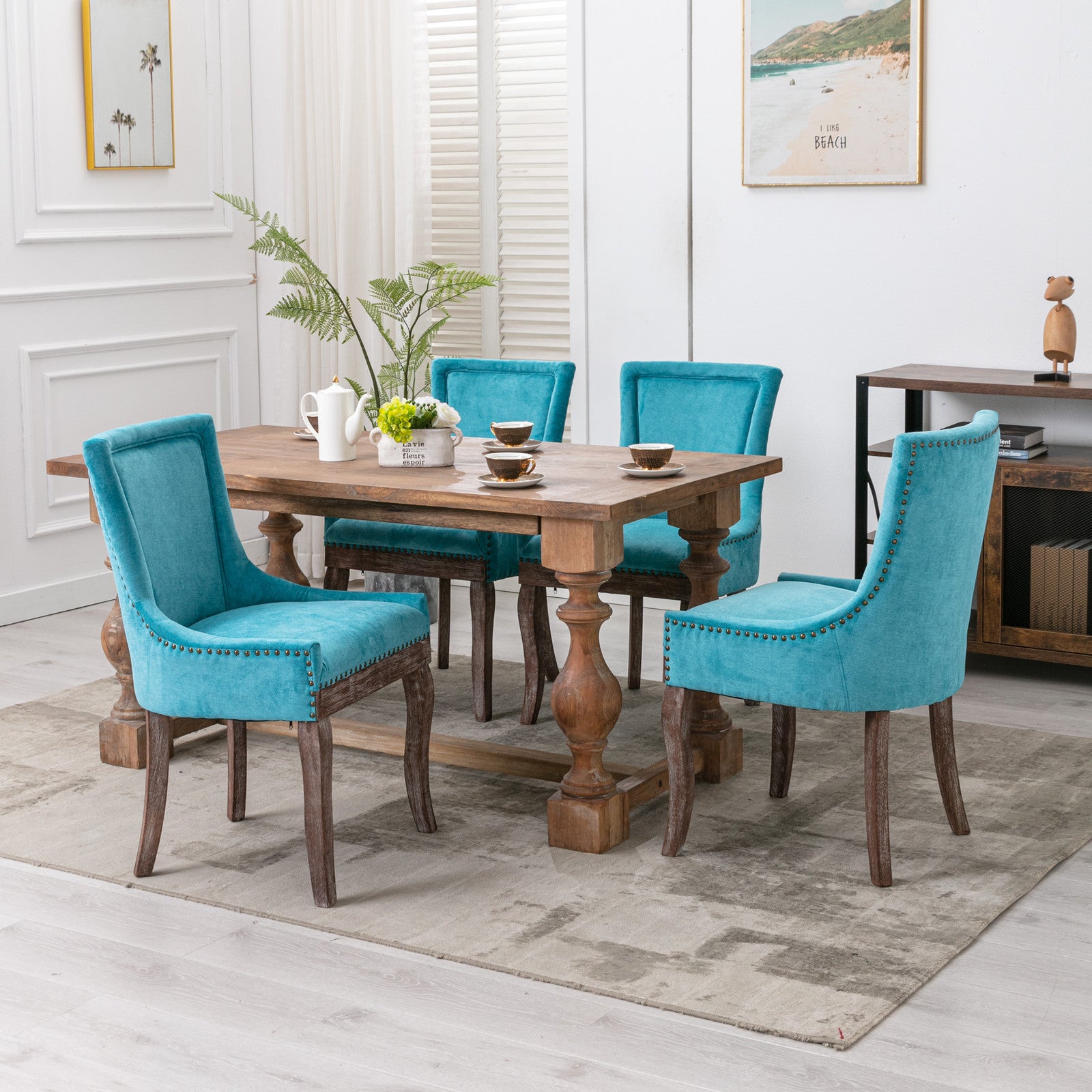 PAPROOS Dining chairs Set of 4