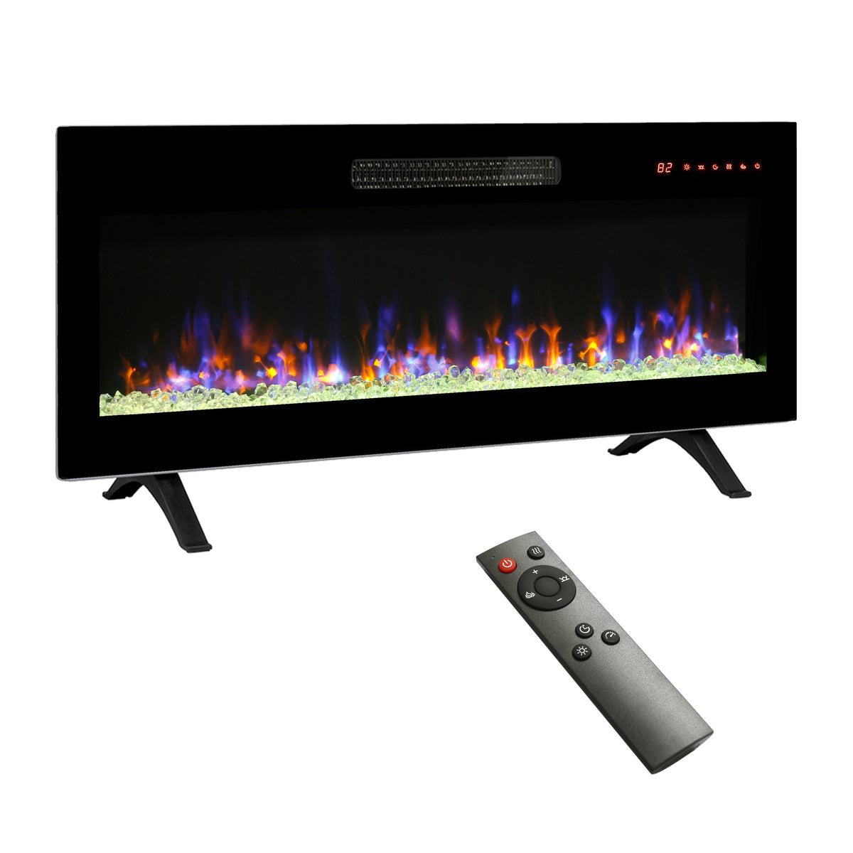 PAPROOS 36-Inch Electric Fireplace
