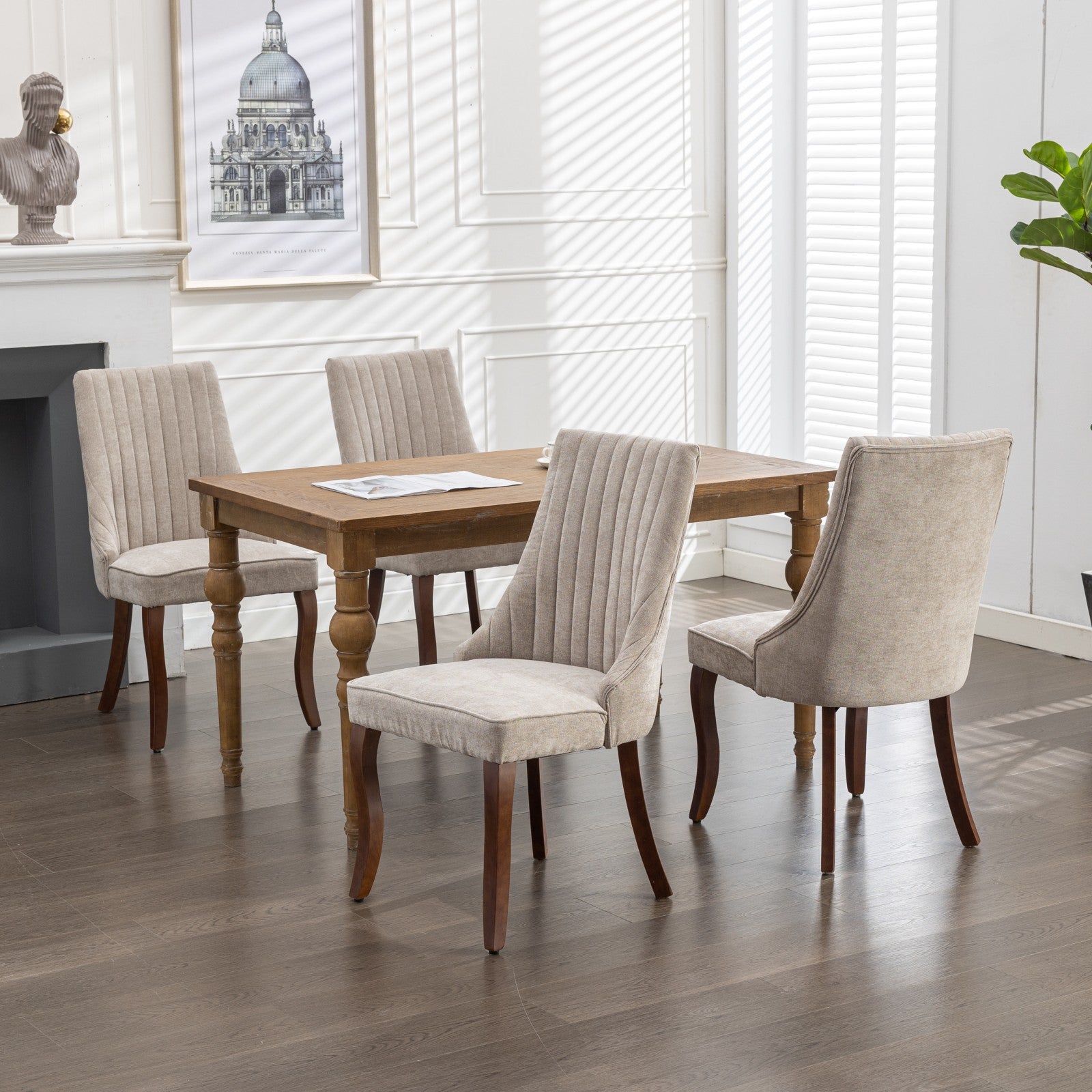 PAPROOS Dining Chairs Set of 4
