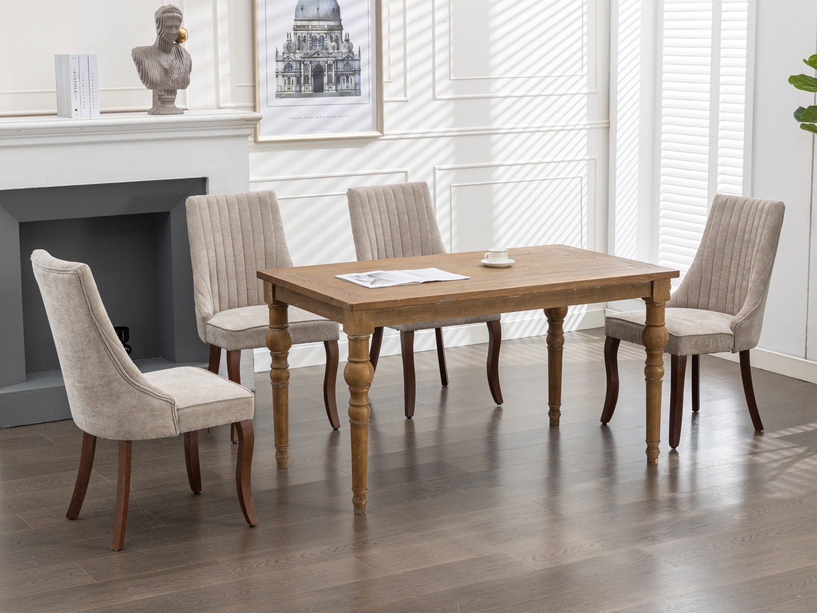 PAPROOS Dining Chairs Set of 4