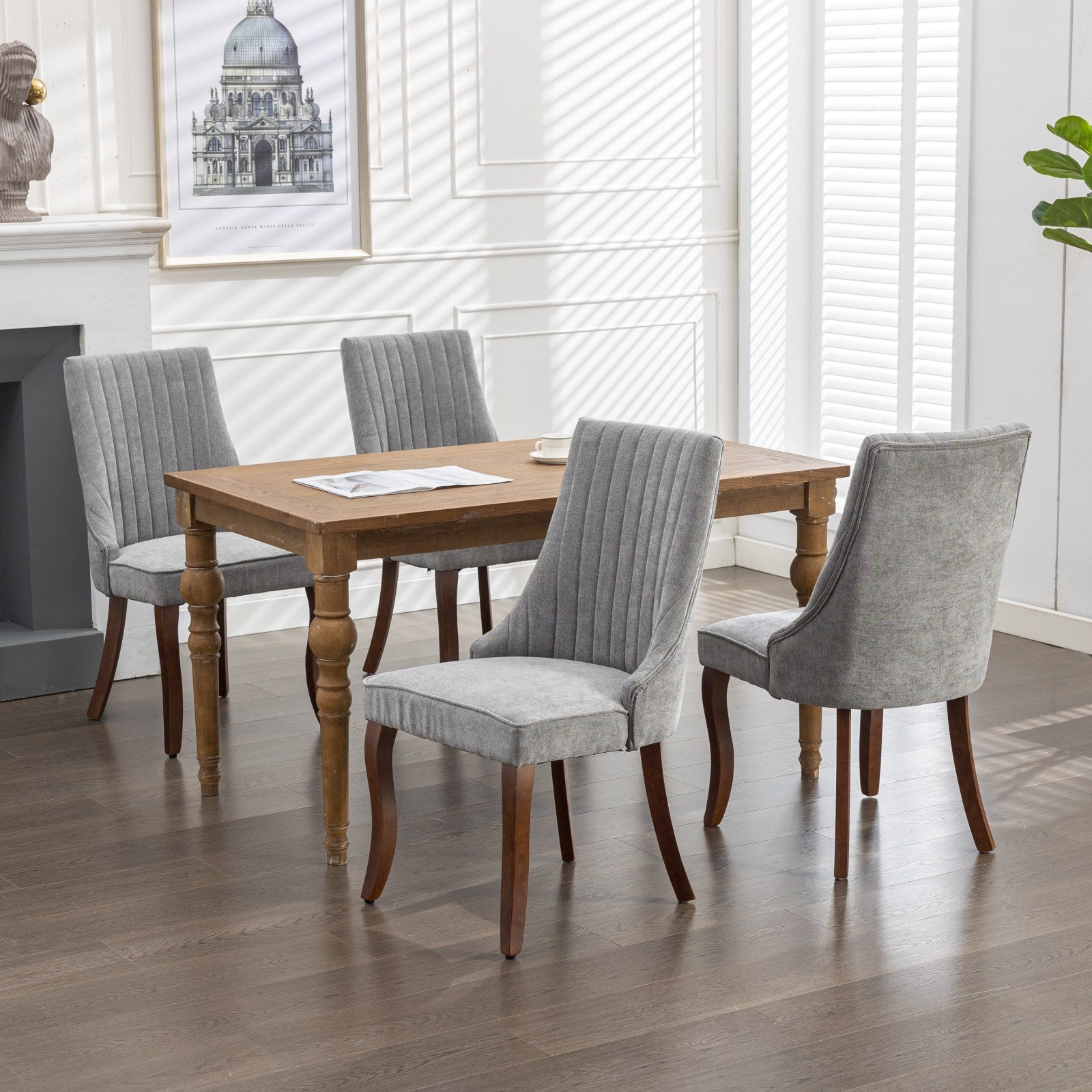 PAPROOS Dining Chairs Set of 4