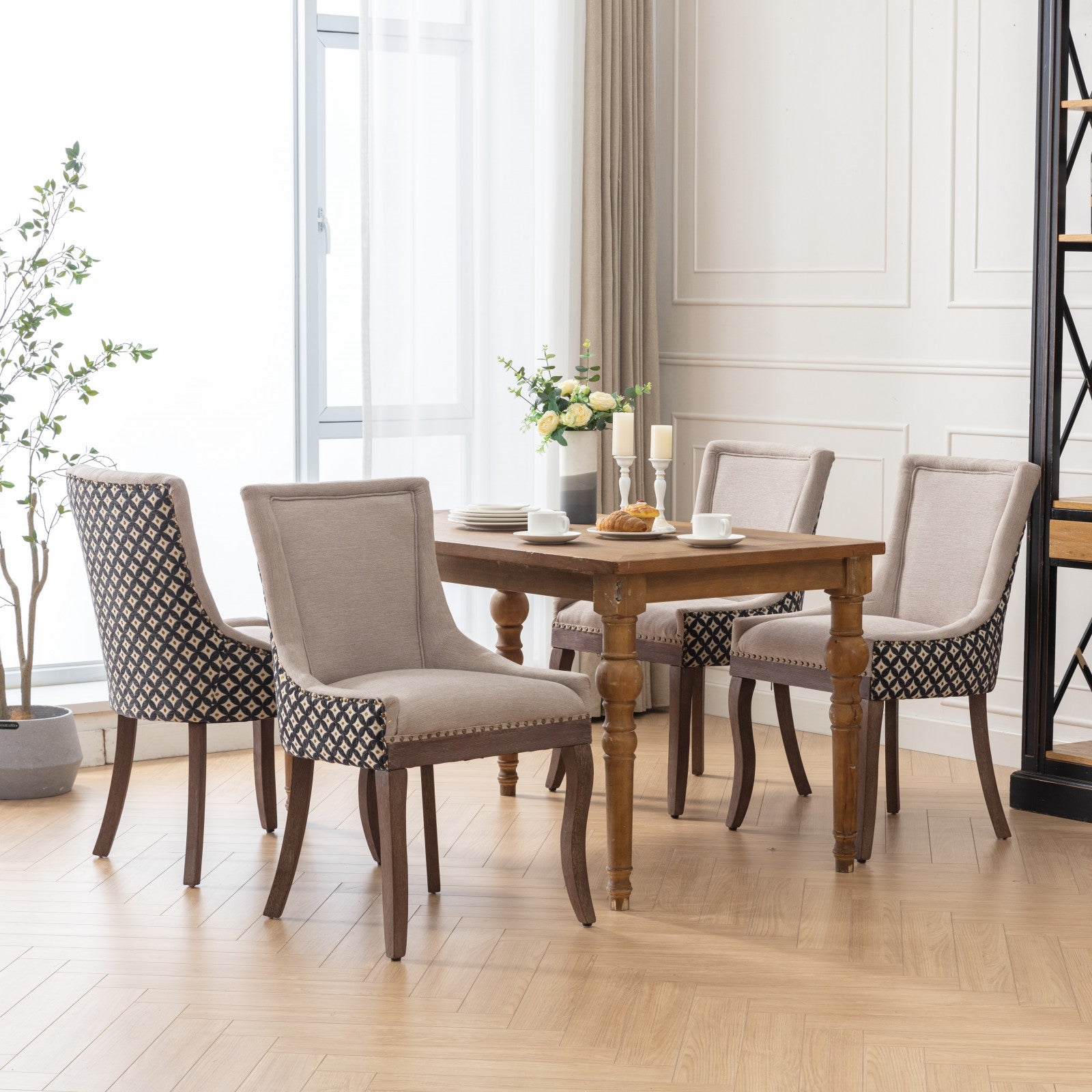 PAPROOS Dining chairs Set of 4