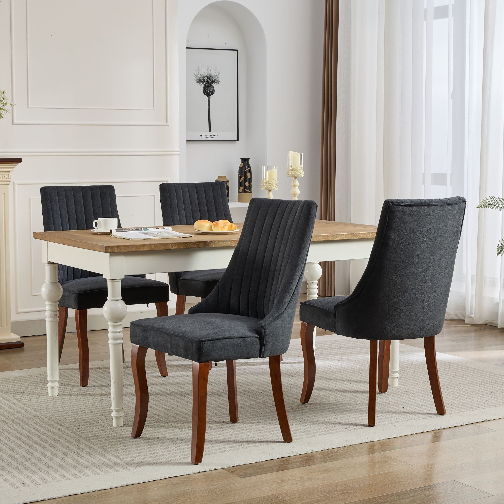 PAPROOS Dining Chairs Set of 4