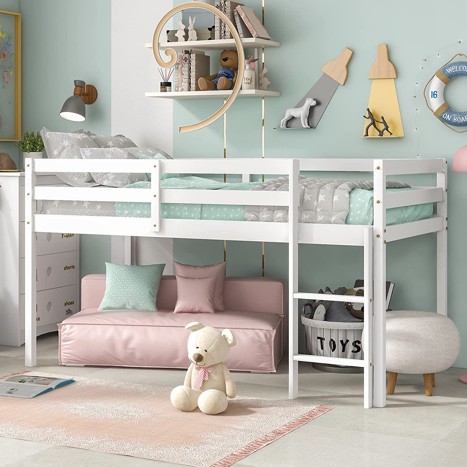 PAPROOS Loft Bed, LJC
