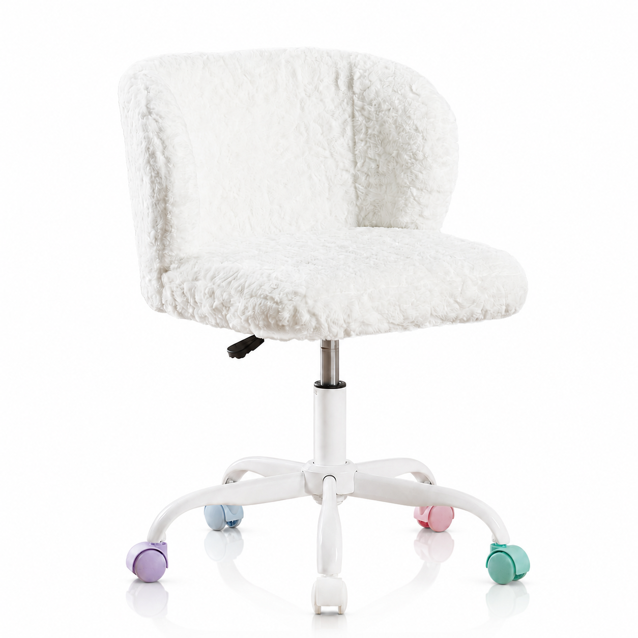 PAPROOS Vanity Chair with Wheels