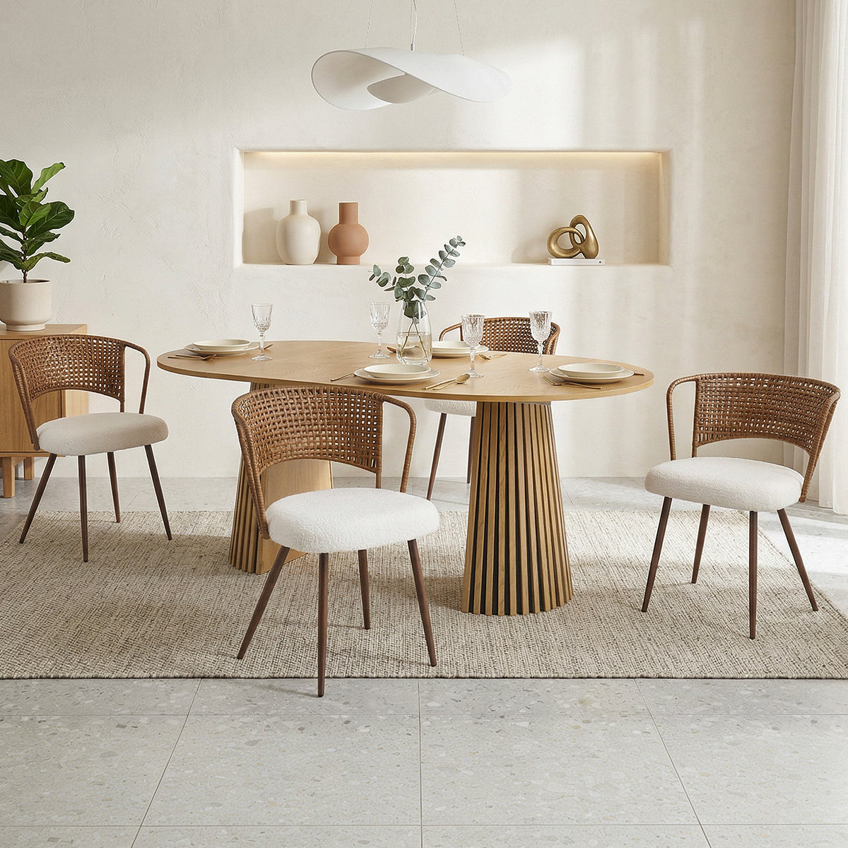 PAPROOS Dining Chairs Set of 2
