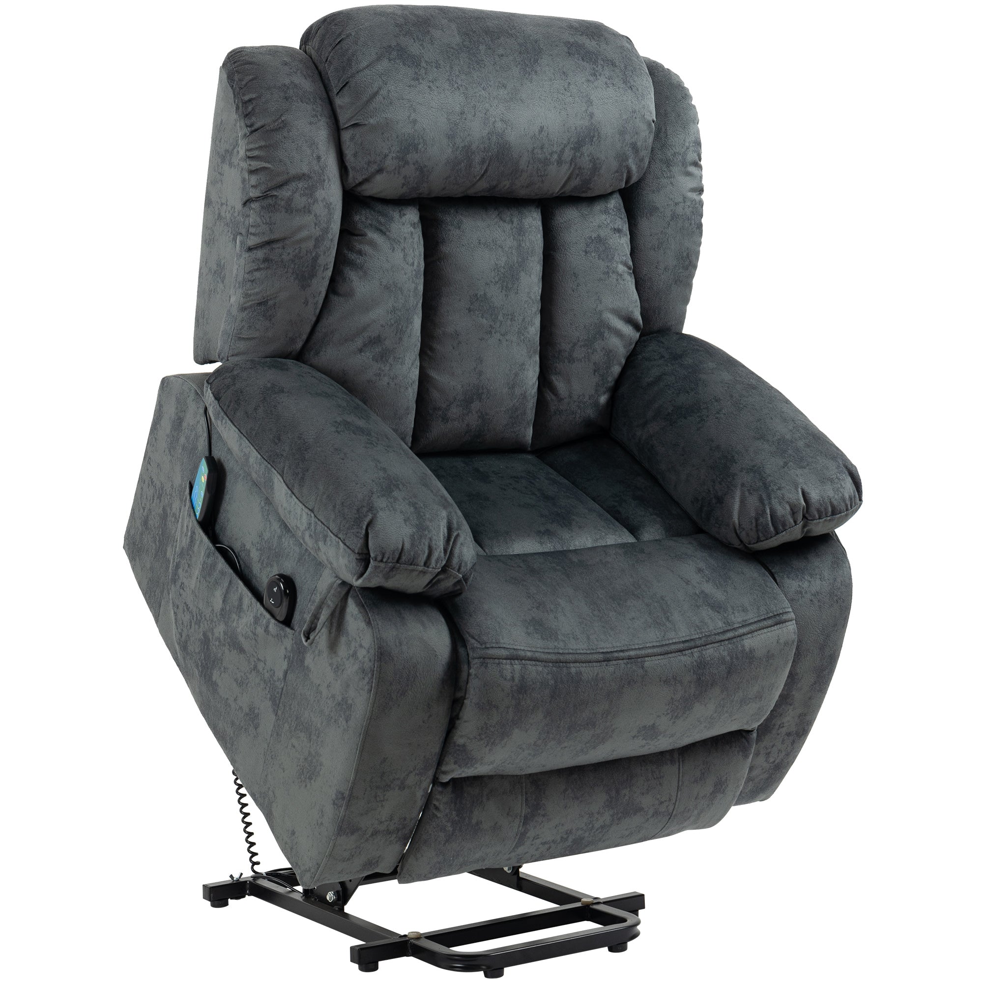 PAPROOS Recliner Chair, Electric Power Lift Recliner with Heat Therapy and Massage Function