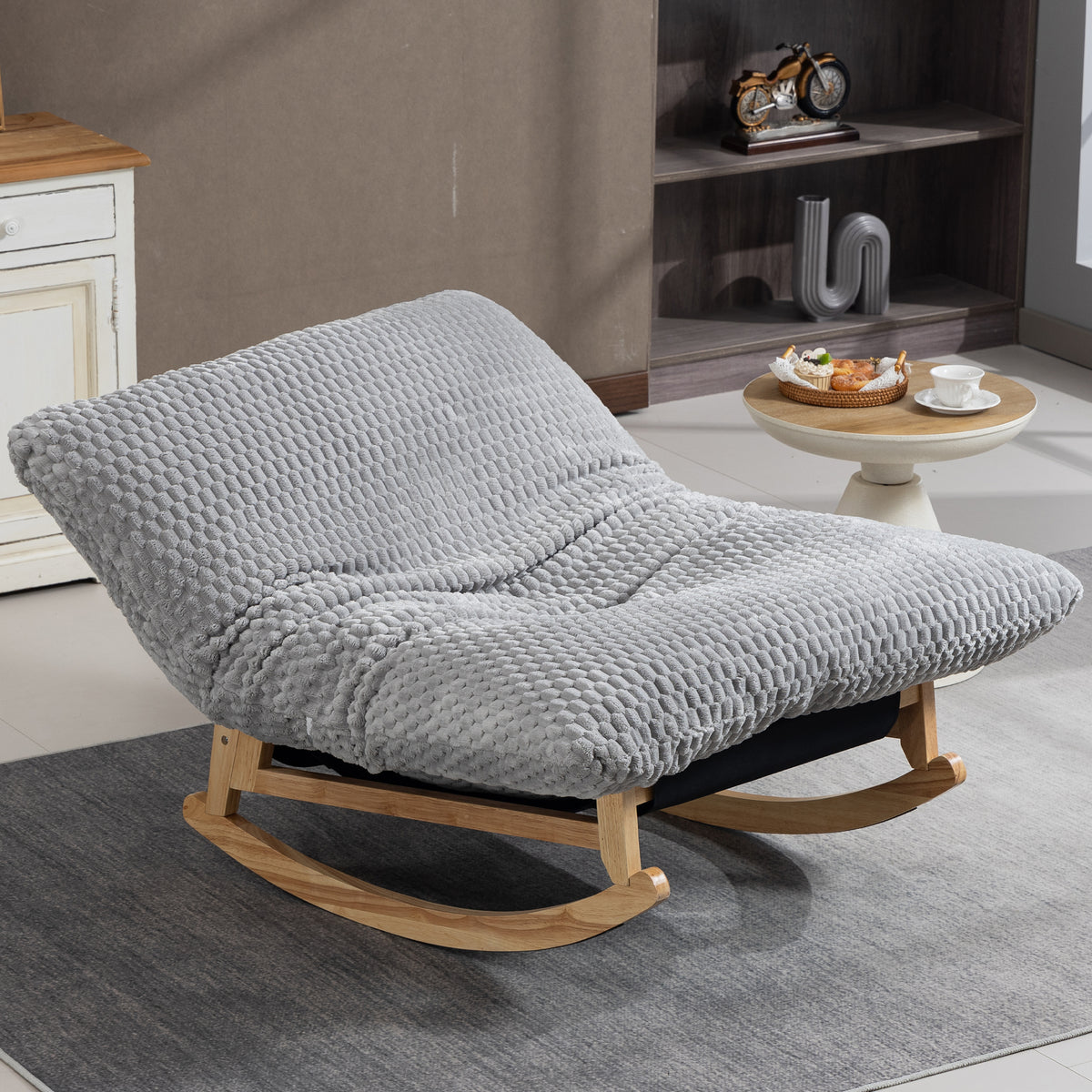 PAPROOS Oversized Rocking Chair for Adults
