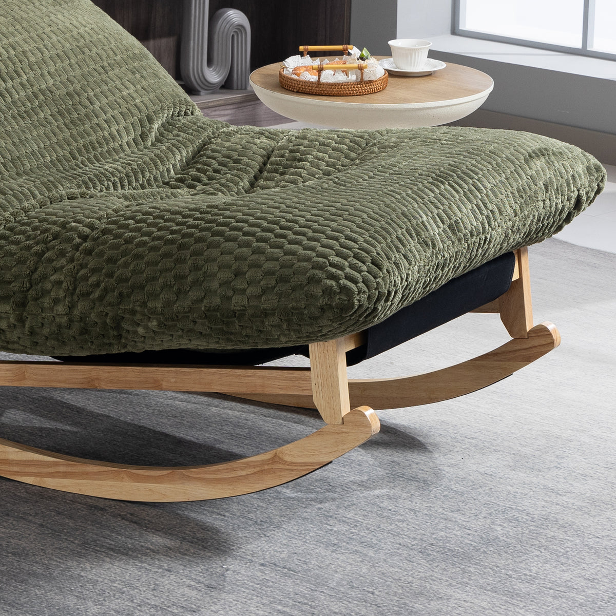 PAPROOS Oversized Rocking Chair for Adults