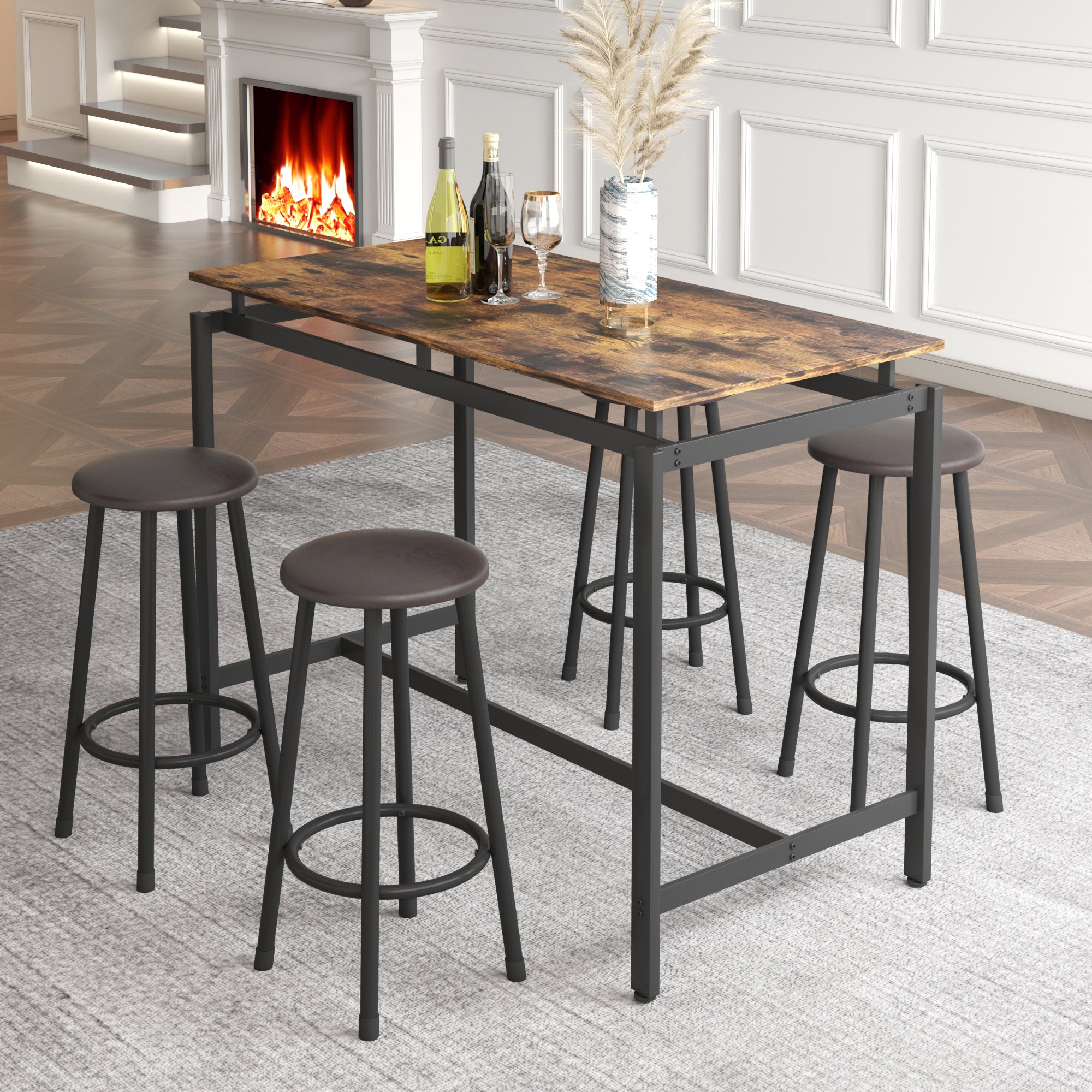 Paproos Bar Table Set of 5, LJC