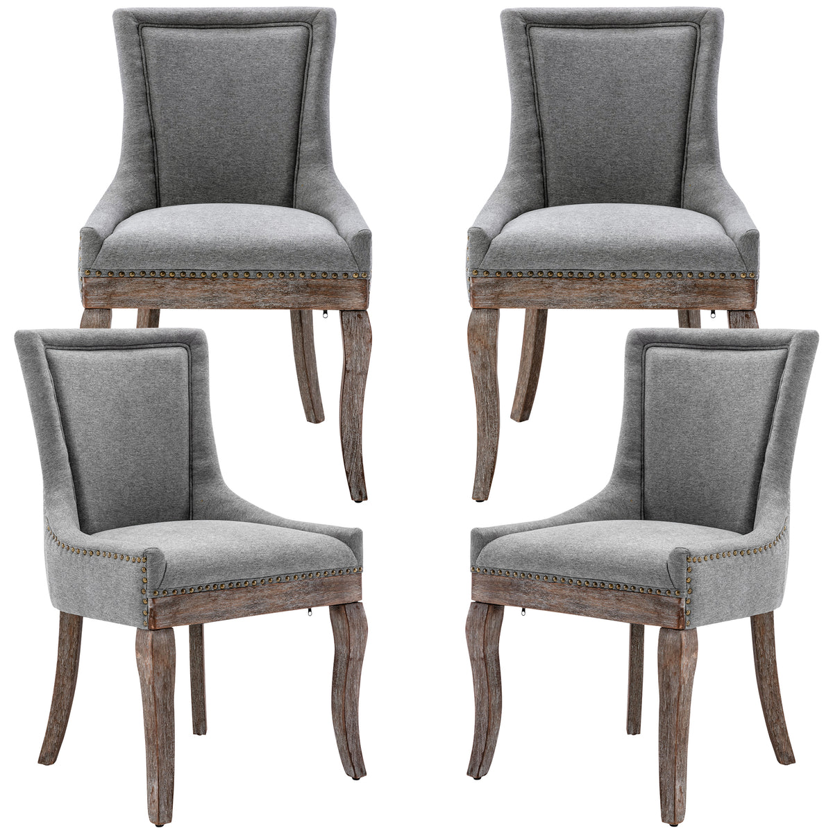 PAPROOS Dining chairs Set of 4