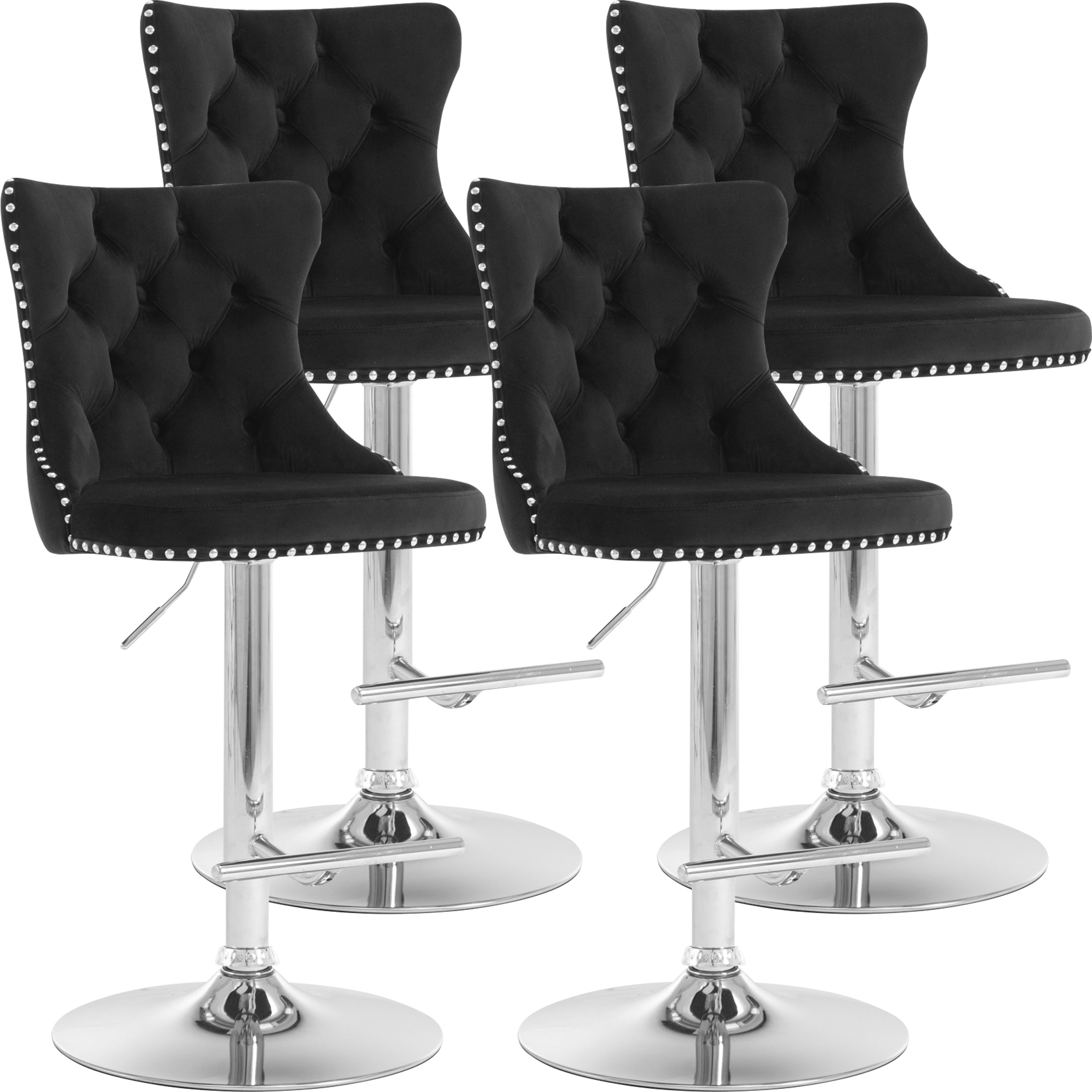 PAPROOS Bar Stools Set of 4