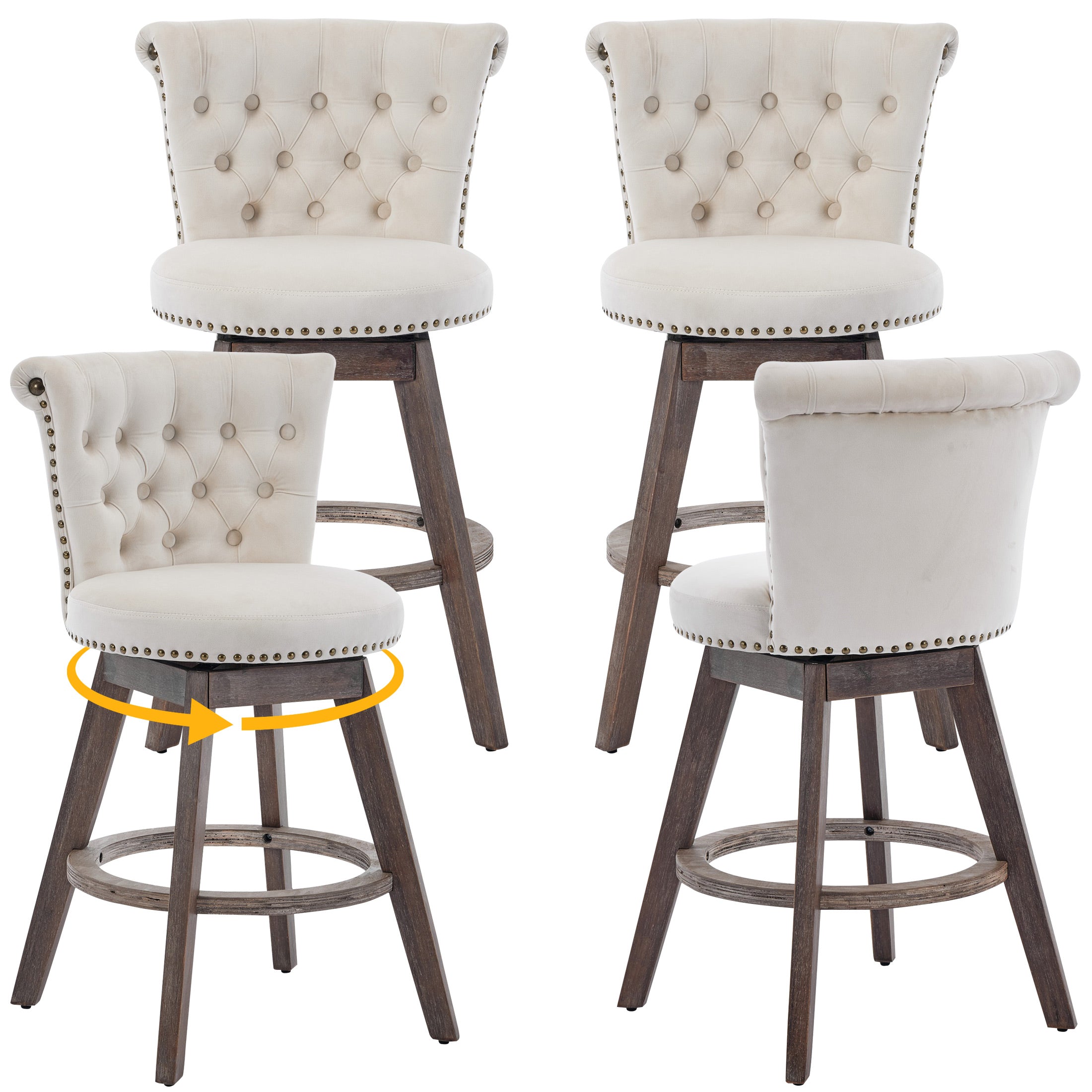 PAPROOS Counter Height Bar Stools