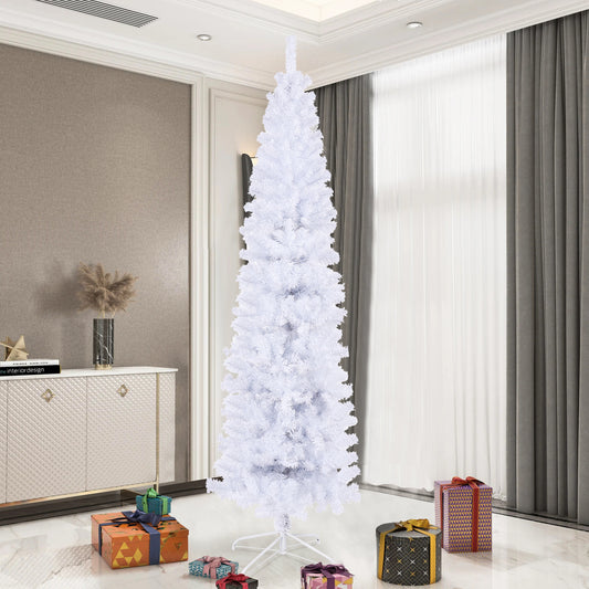 PAPROOS 7.5FT Pencil Christmas Tree