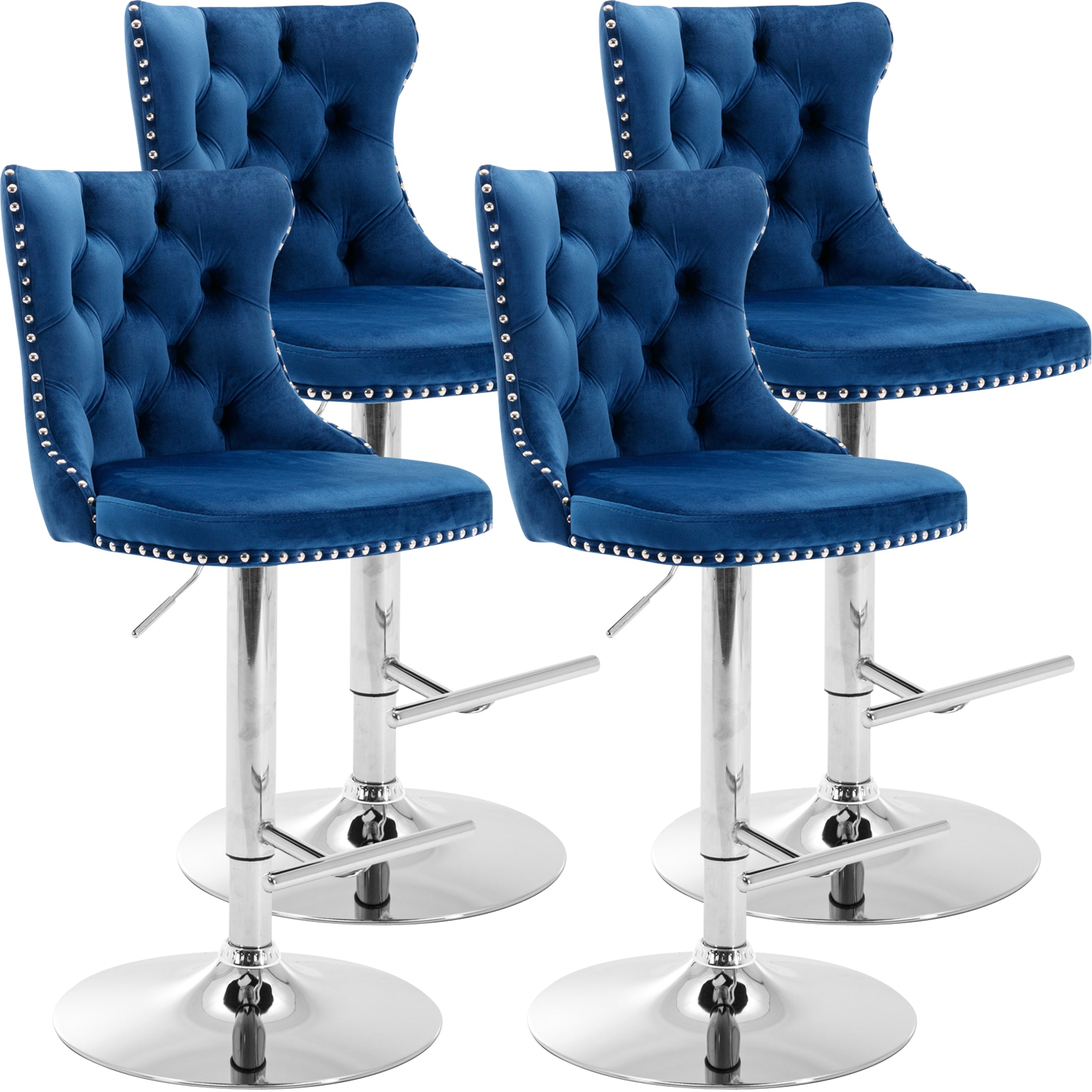 PAPROOS Bar Stools Set of 4