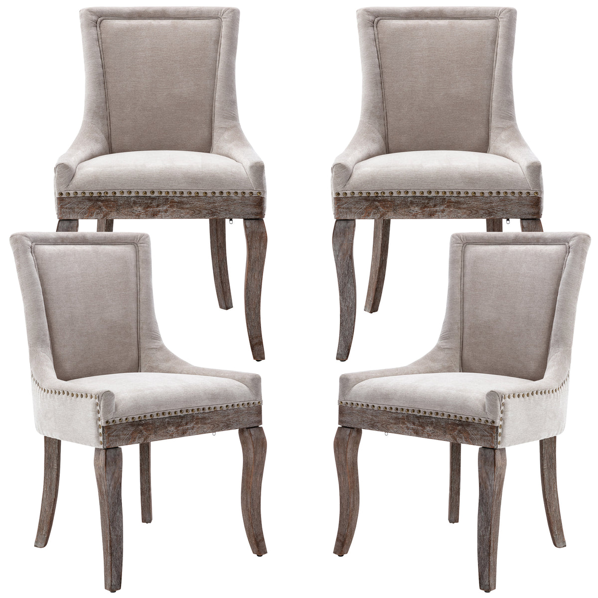 PAPROOS Dining chairs Set of 4