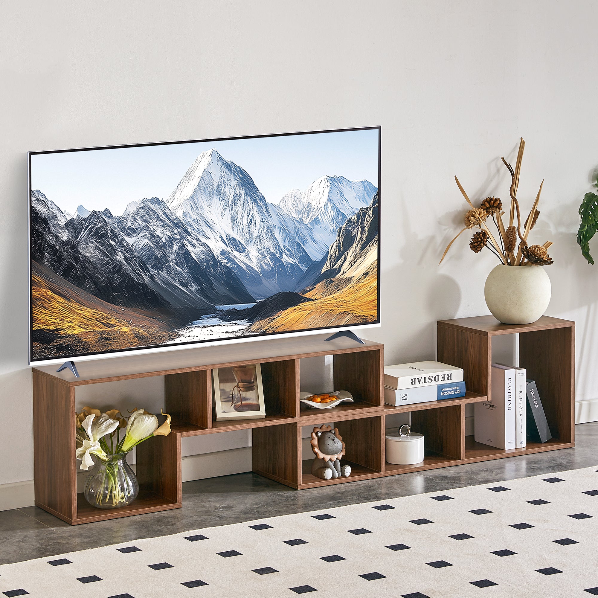 PAPROOS TV Stand for 65 Inch TV