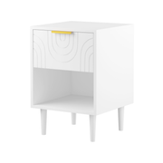 PAPROOS White Nightstand