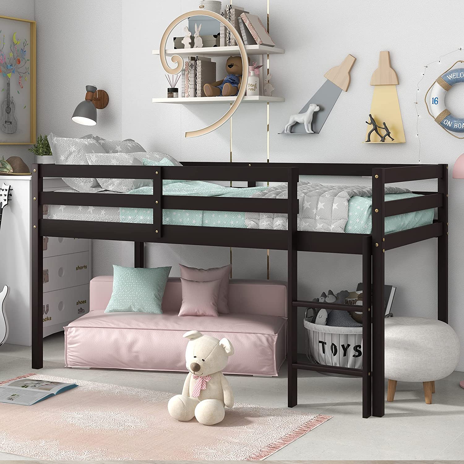 PAPROOS Loft Bed, LJC