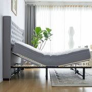Paproos Power Adjustable Bed Base Frame Queen, Metal Electric Bed Frame with Independent Head and Foot Incline, Modern Adjustable Platform Bed Base with Wired Control, Zero Gravity, Easy Assembly