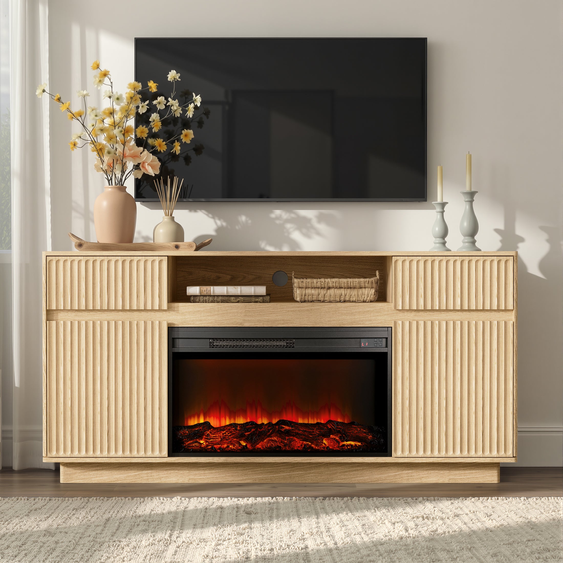 Fireplace TV Stand