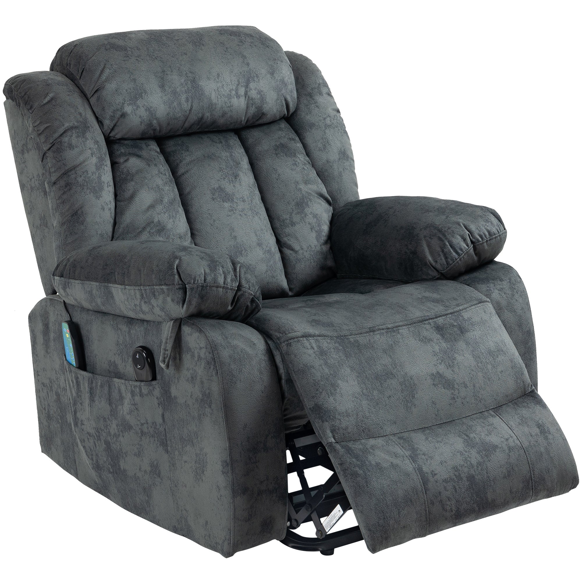 PAPROOS Recliner Chair, Electric Power Lift Recliner with Heat Therapy and Massage Function