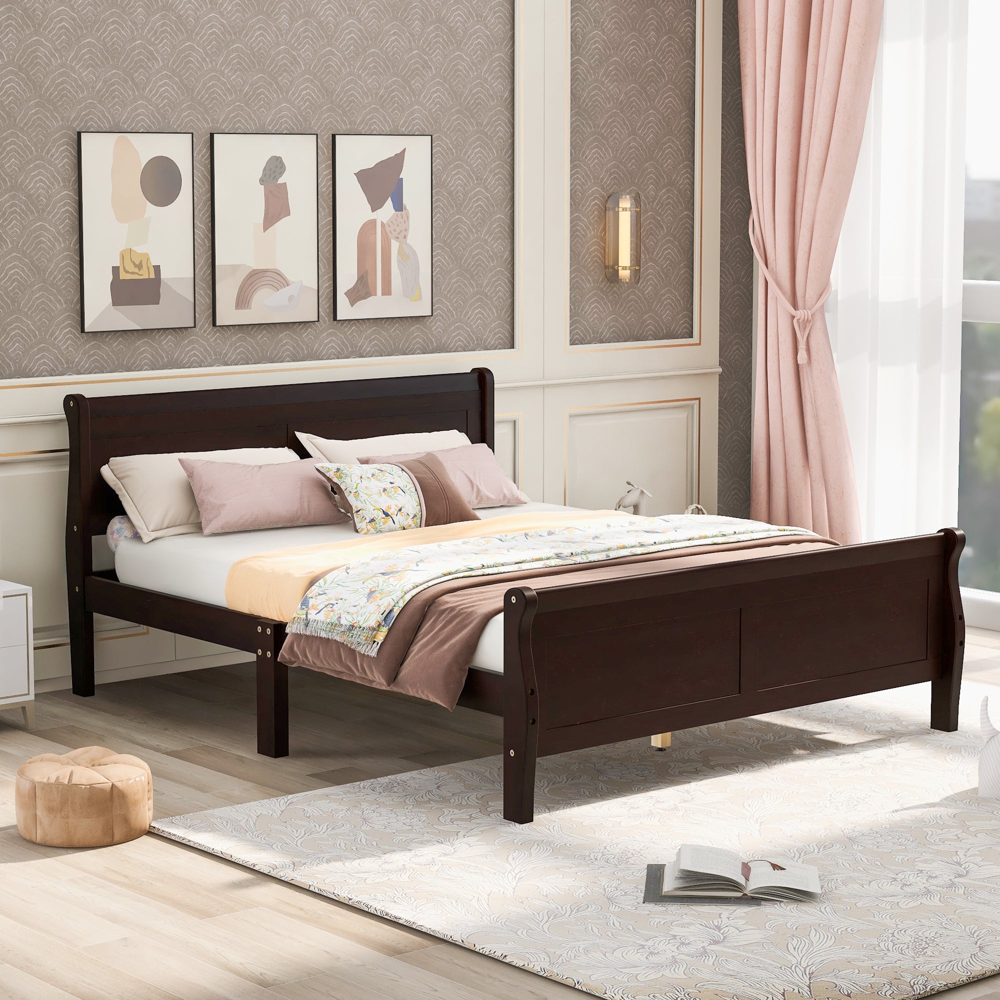 PAPROOS Twin Bed Frame