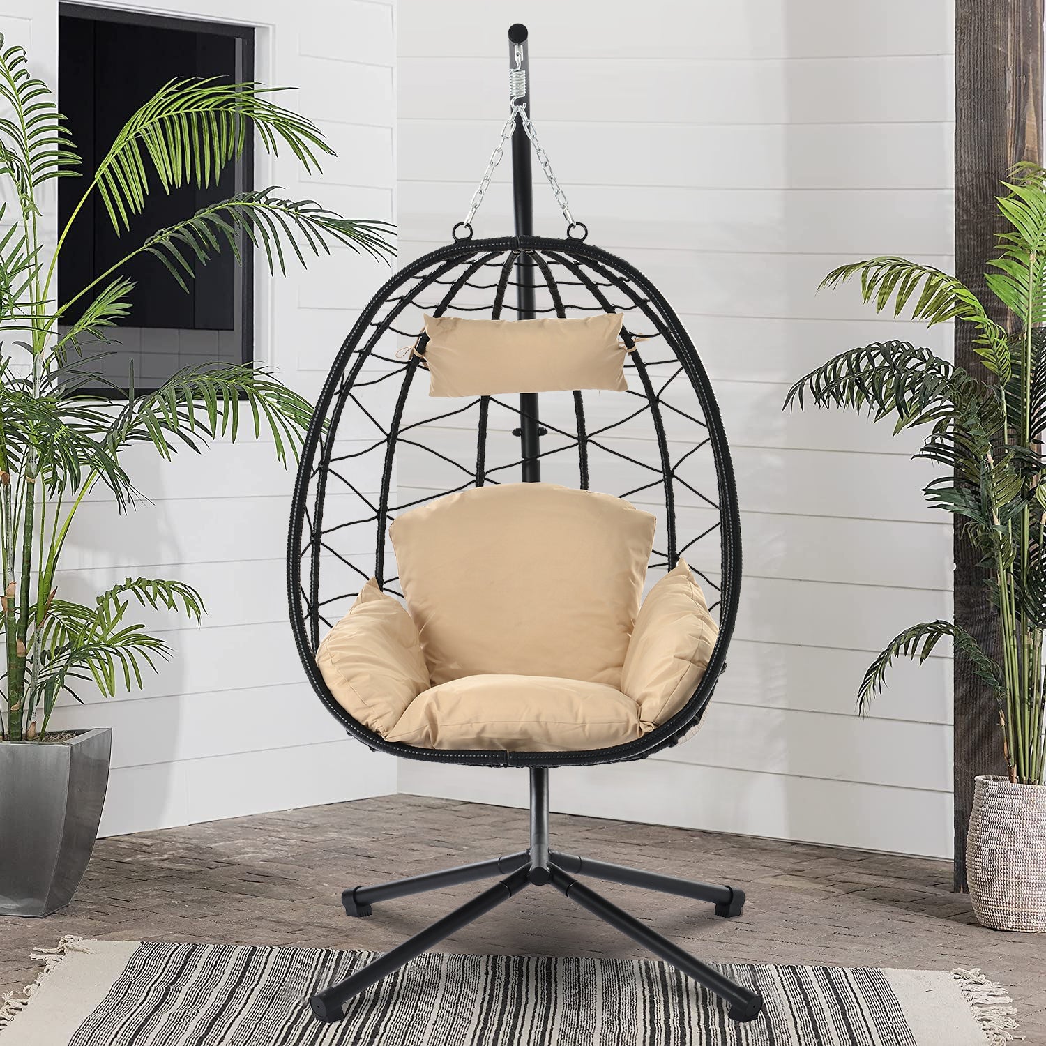 PAPROOS 2 Piece Egg Chair