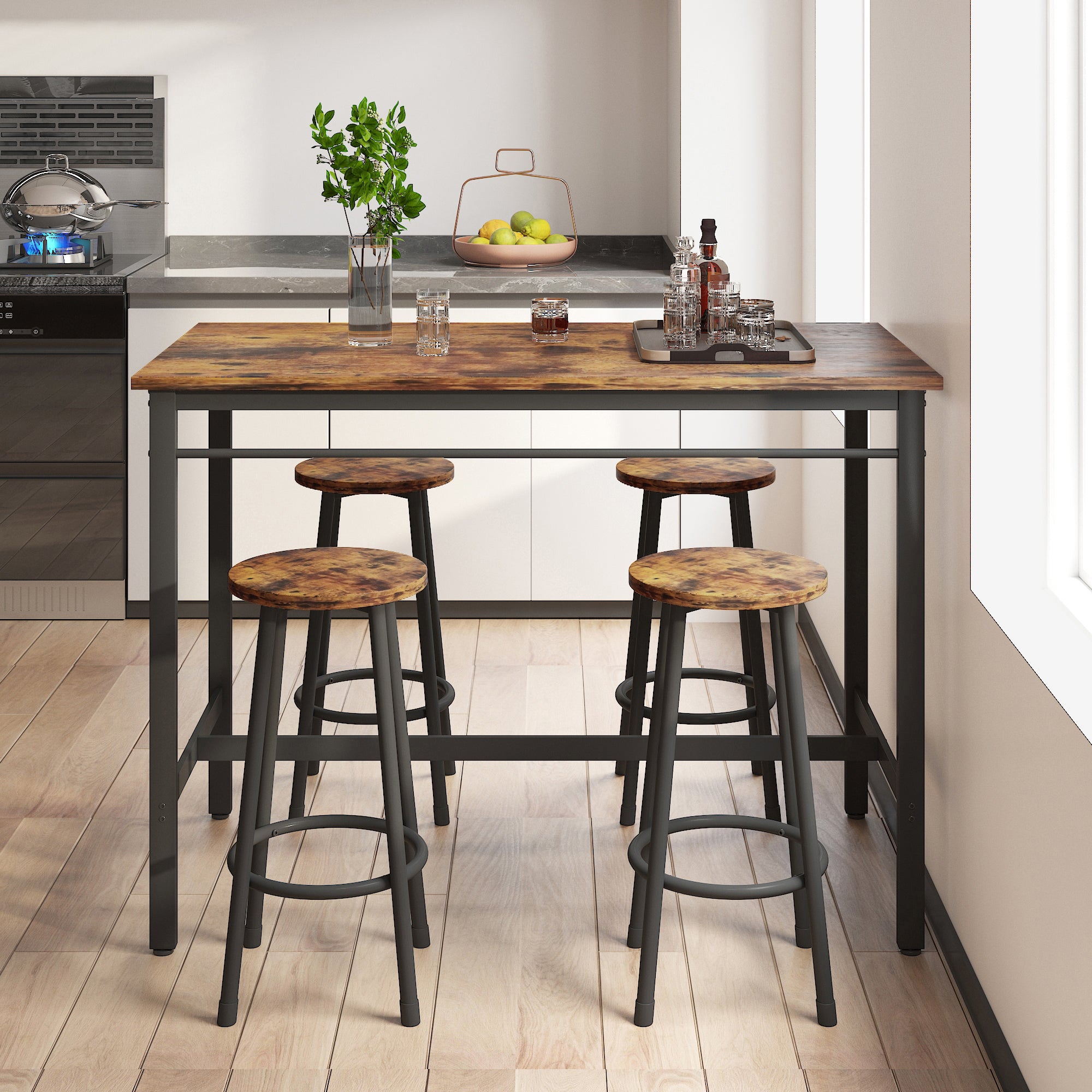 Paproos Bar Table Set of 5, LJC