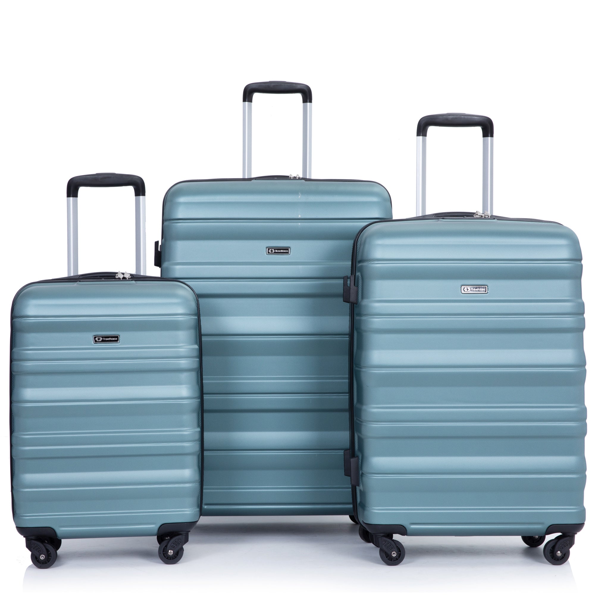 APROOS Hardside Luggage Set, 3 Piece 21in 25in 29in Carry on Suitcases Set with 2 Hooks and TSA Lock