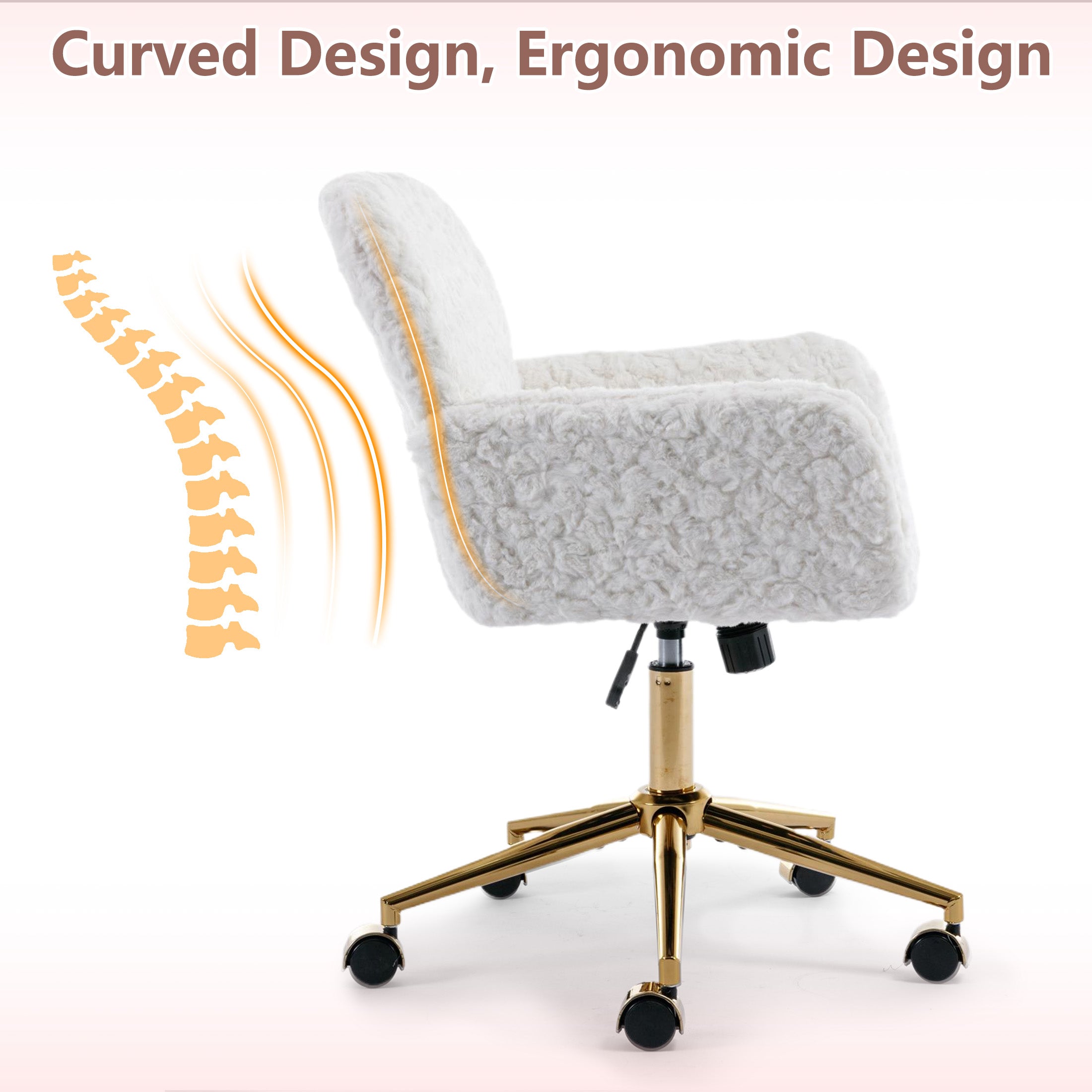 PAPROOS Vanity Chair with Back