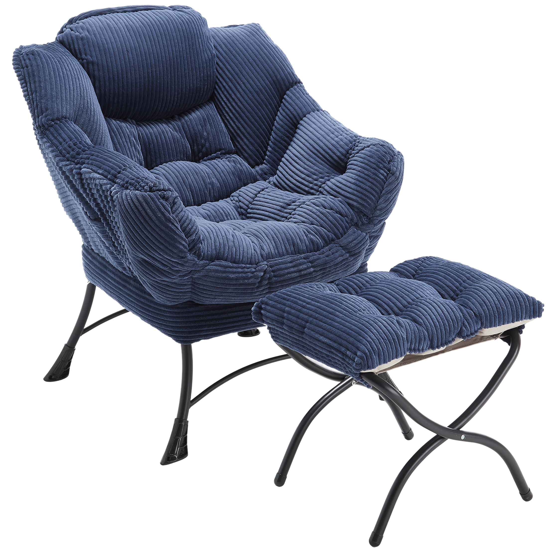 PAPROOS Accent Chair with Ottoman, LJC